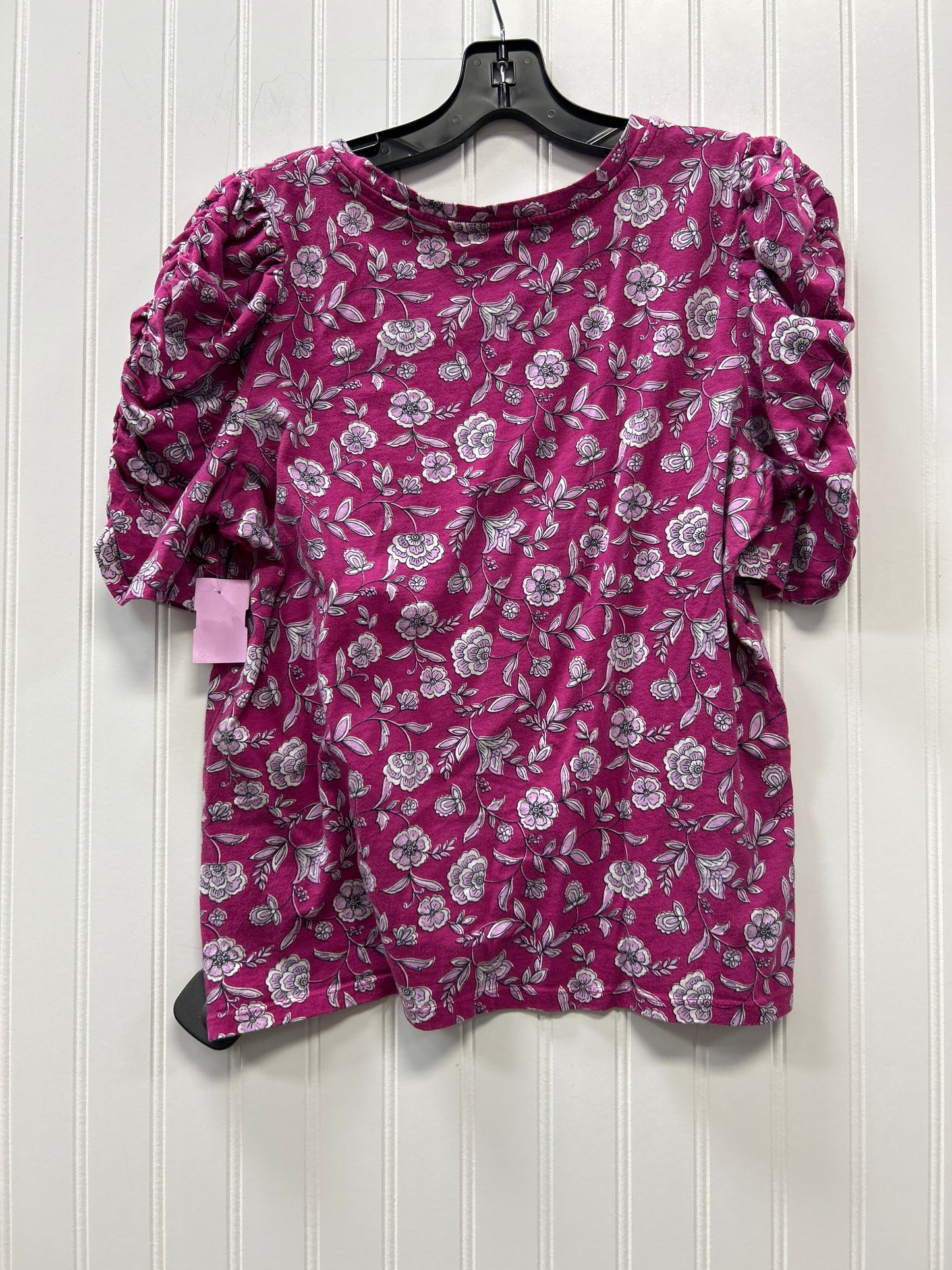 Top Ss By Loft In Pink, Size:M