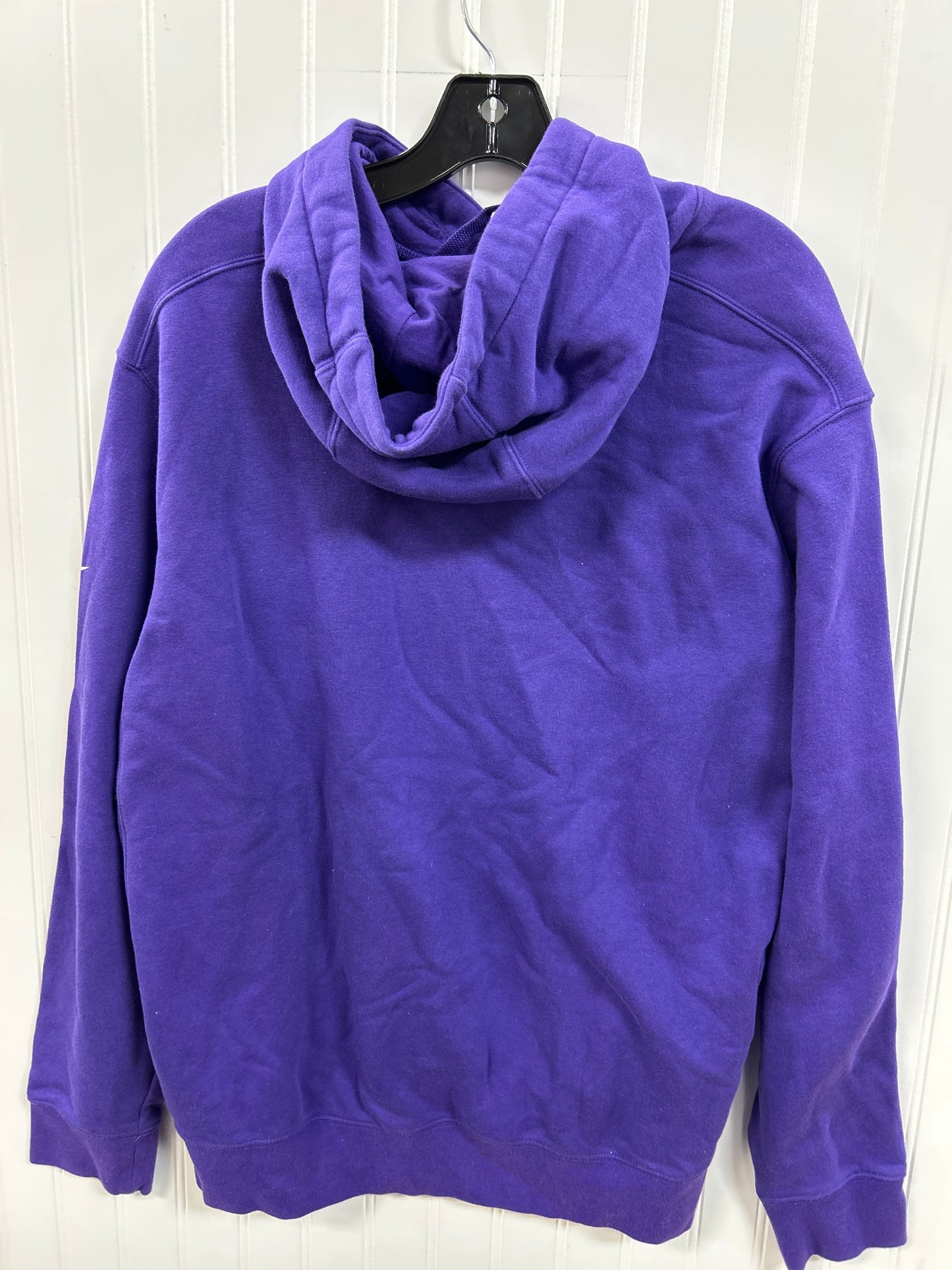 Athletic Sweatshirt Hoodie By Nike Apparel In Purple, Size:L