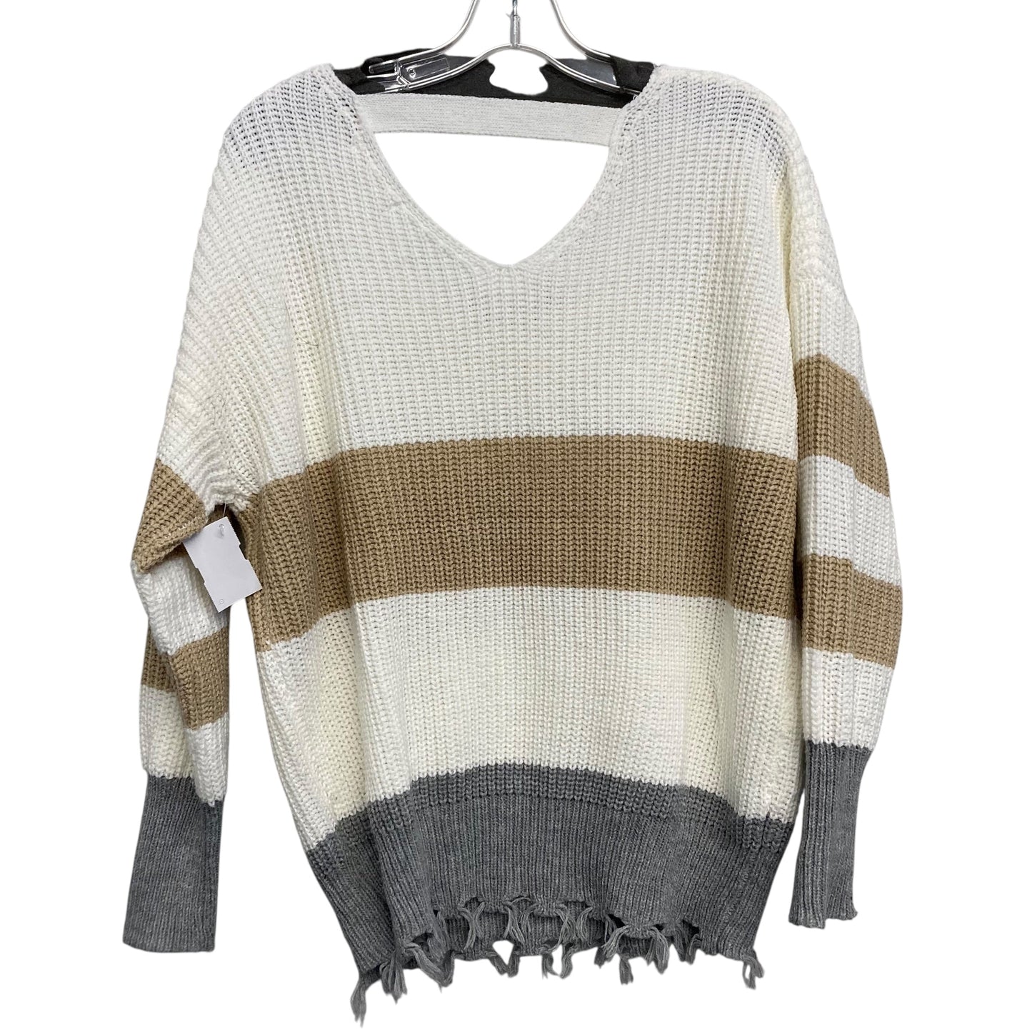Sweater By Moon & Madison In Striped Pattern, Size:M