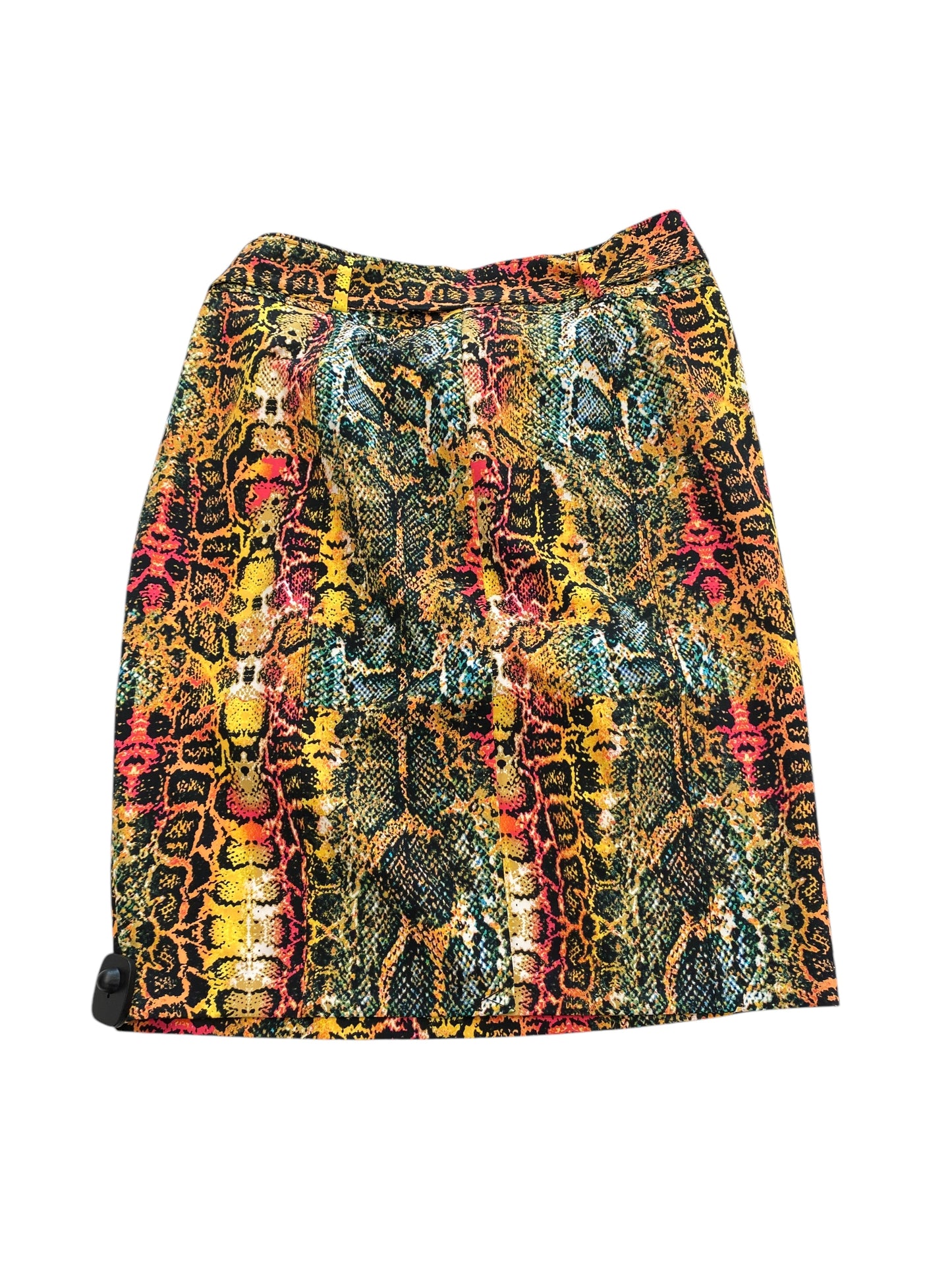 Skirt Mini & Short By New York And Co In Snakeskin Print, Size:1X