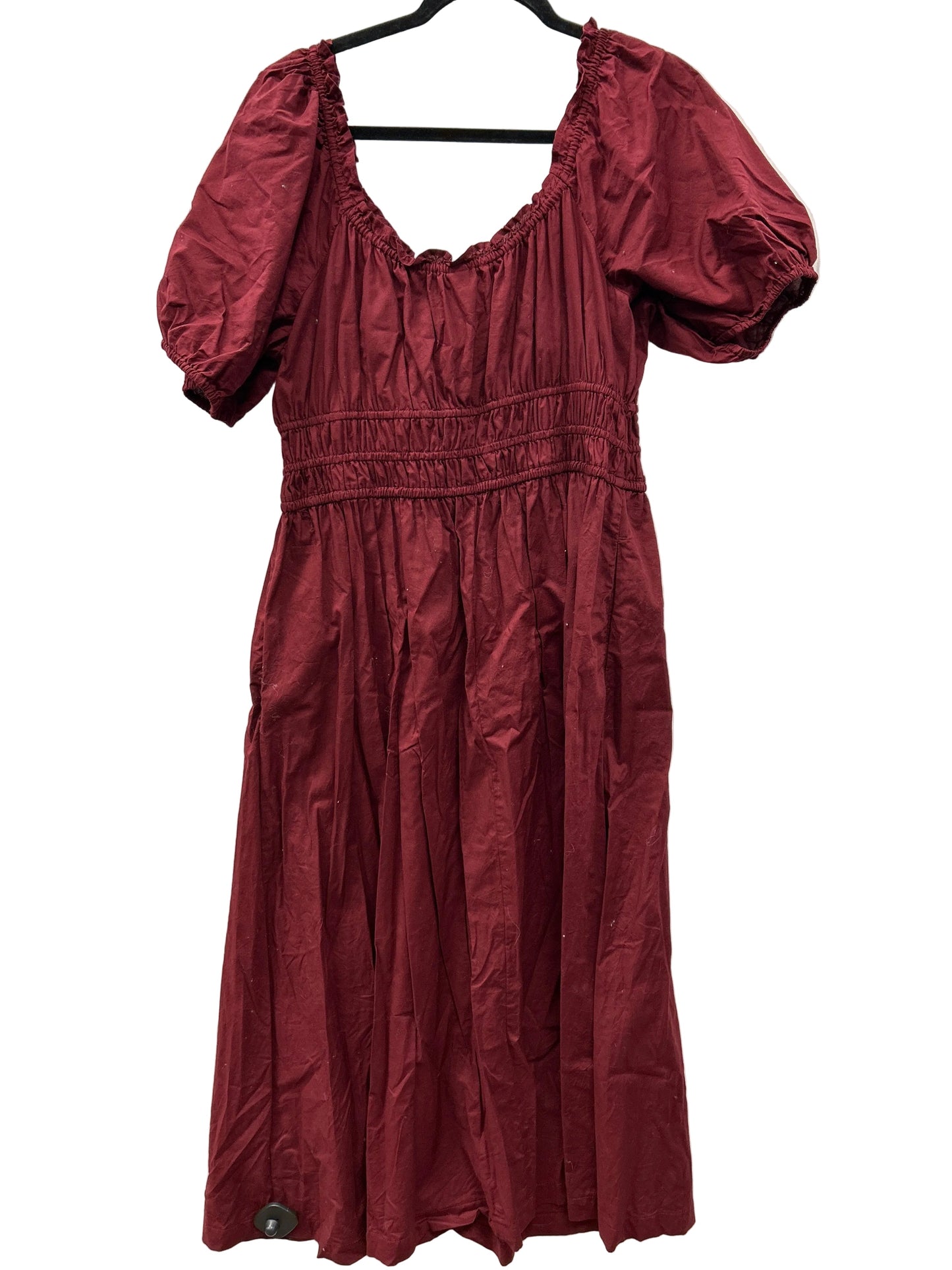 Dress Casual Maxi By Old Navy In Red, Size:L