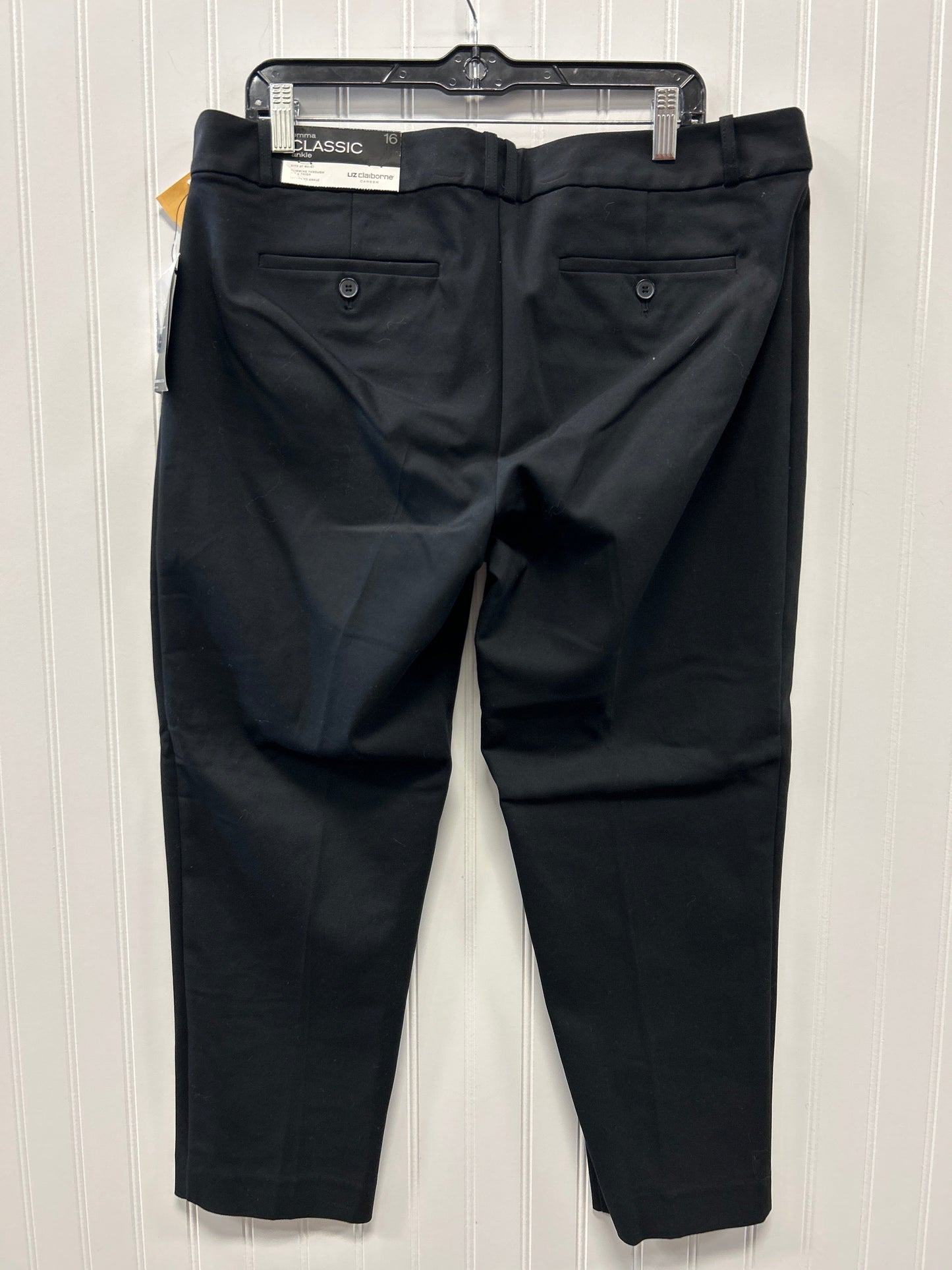 Pants Dress By Liz Claiborne In Black, Size:16NWT