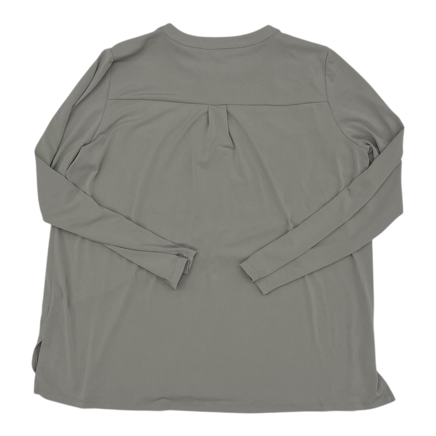 Blouse Designer By Michael Kors In Grey, Size:Xl