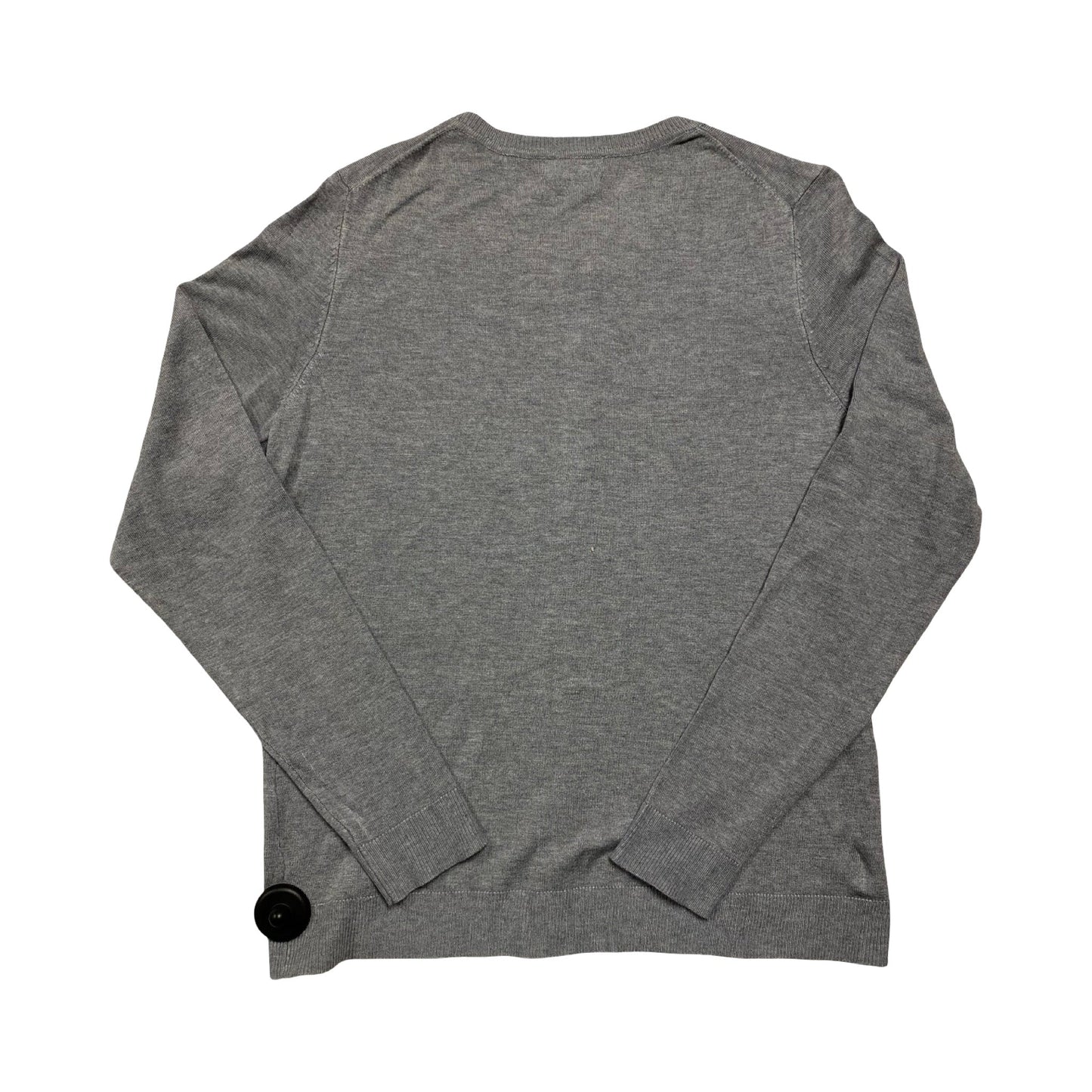 Sweater Cardigan By Style And Company In Grey, Size:M