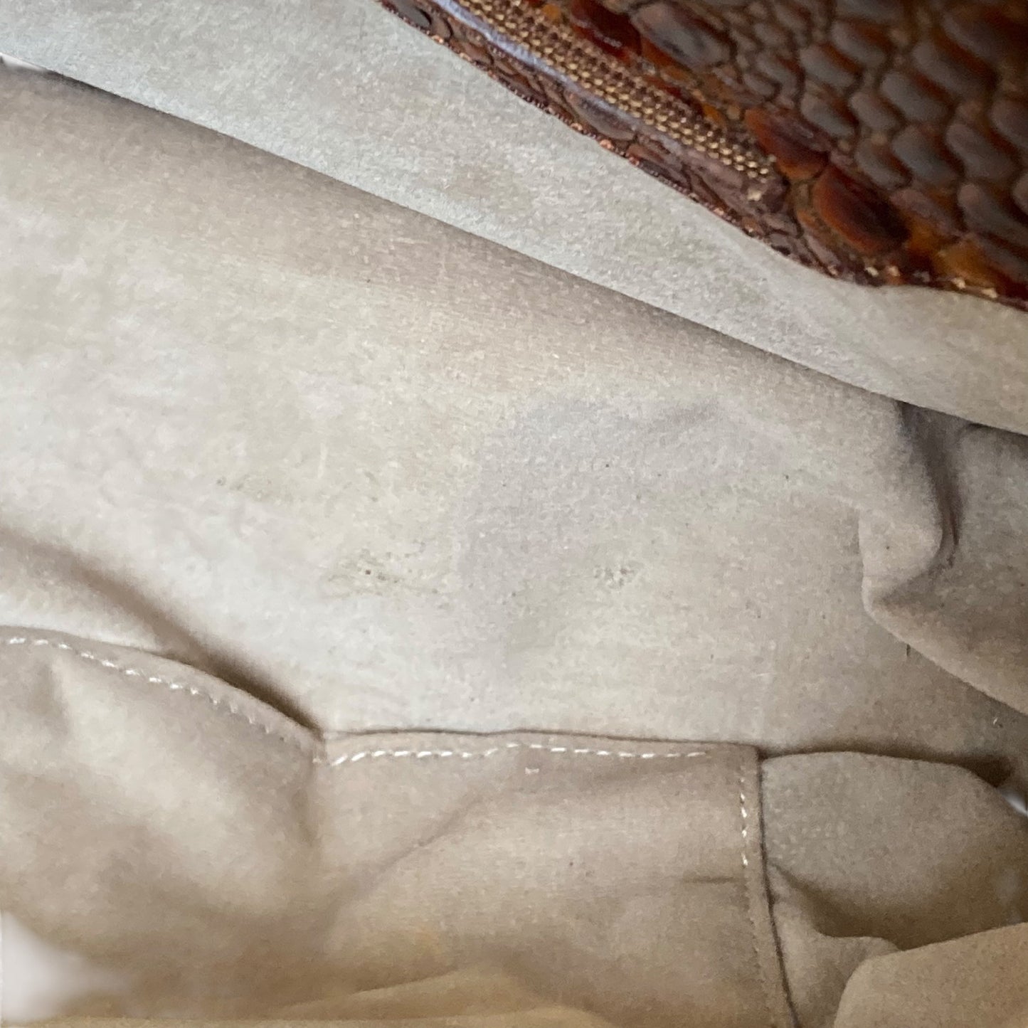 Handbag Designer By Brahmin In Tan, Size:Medium
