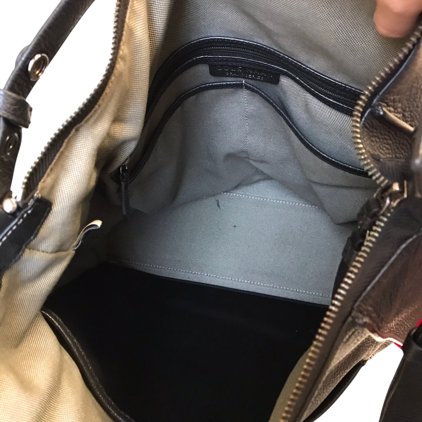 Handbag Leather By Cole-Haan In Black, Size:Large