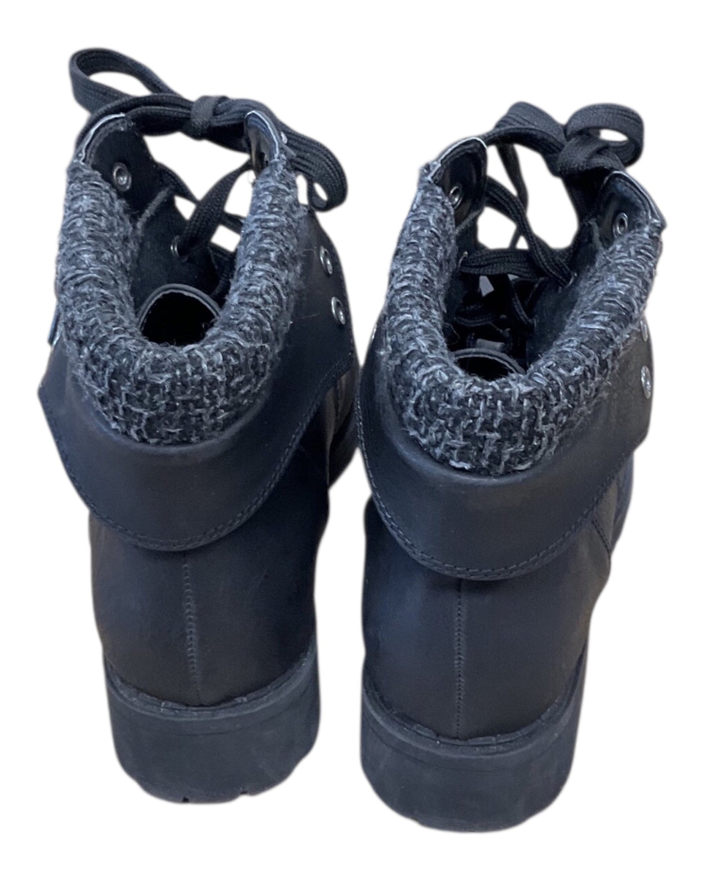 Boots Hiking By Clothes Mentor In Black, Size:8.5