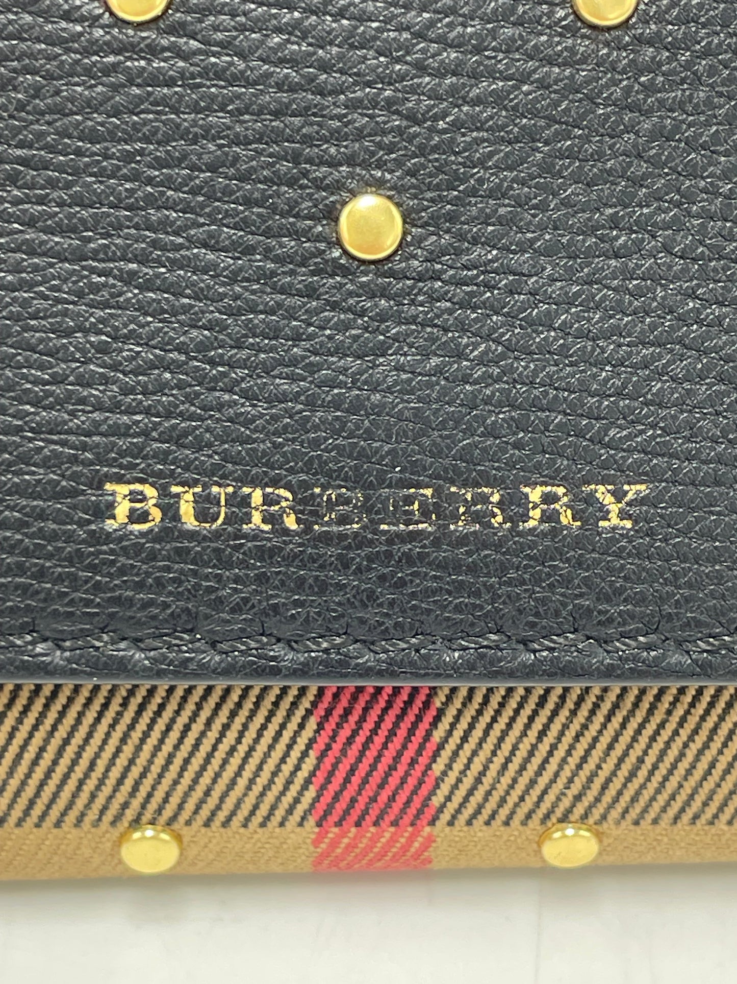 Burberry Derby Round Studs Luxury Wallet