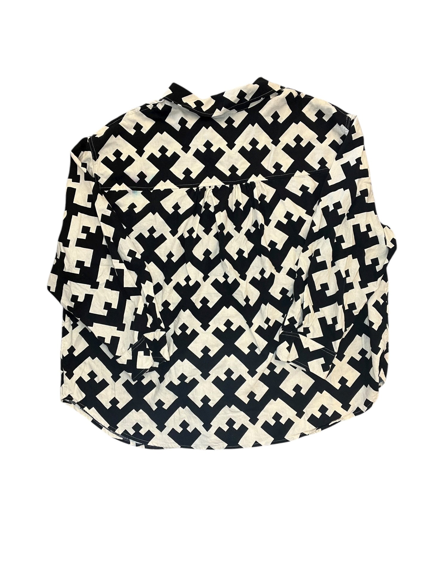 Top Ls By Future Collective In Cream, Size:1X