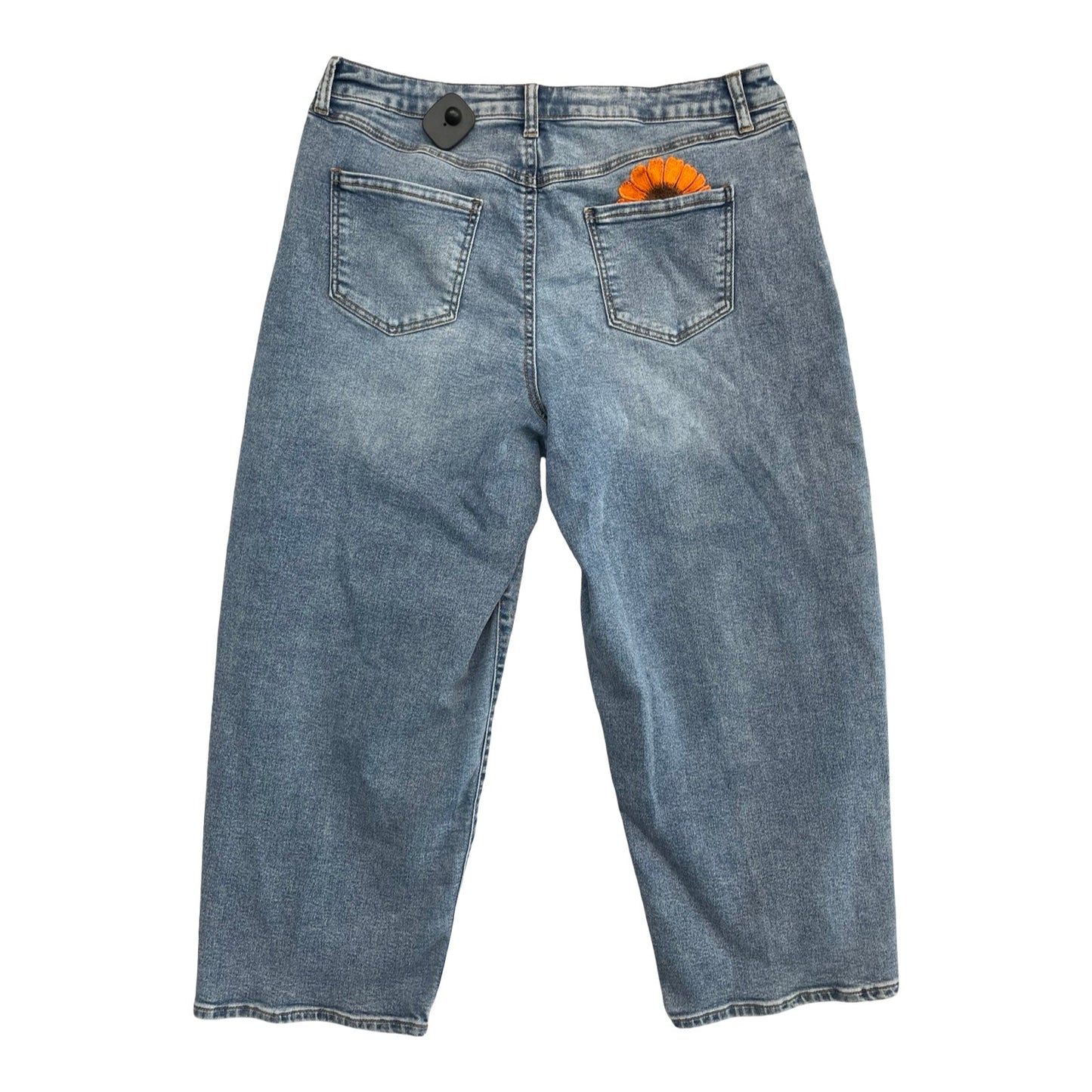 Jeans Boyfriend By Cmc In Blue Denim, Size:14