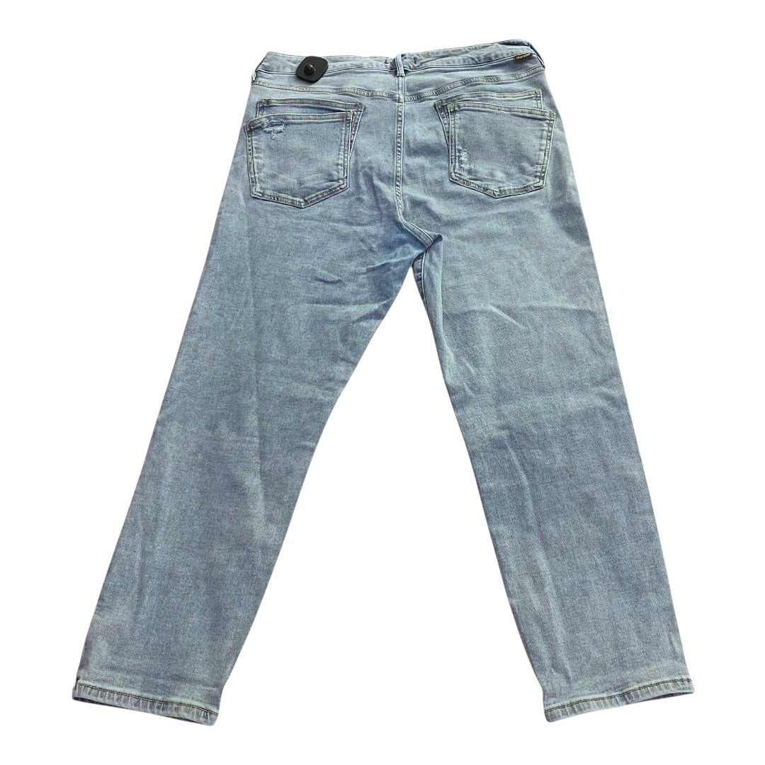 Jeans Straight By Dear John In Blue Denim, Size:14