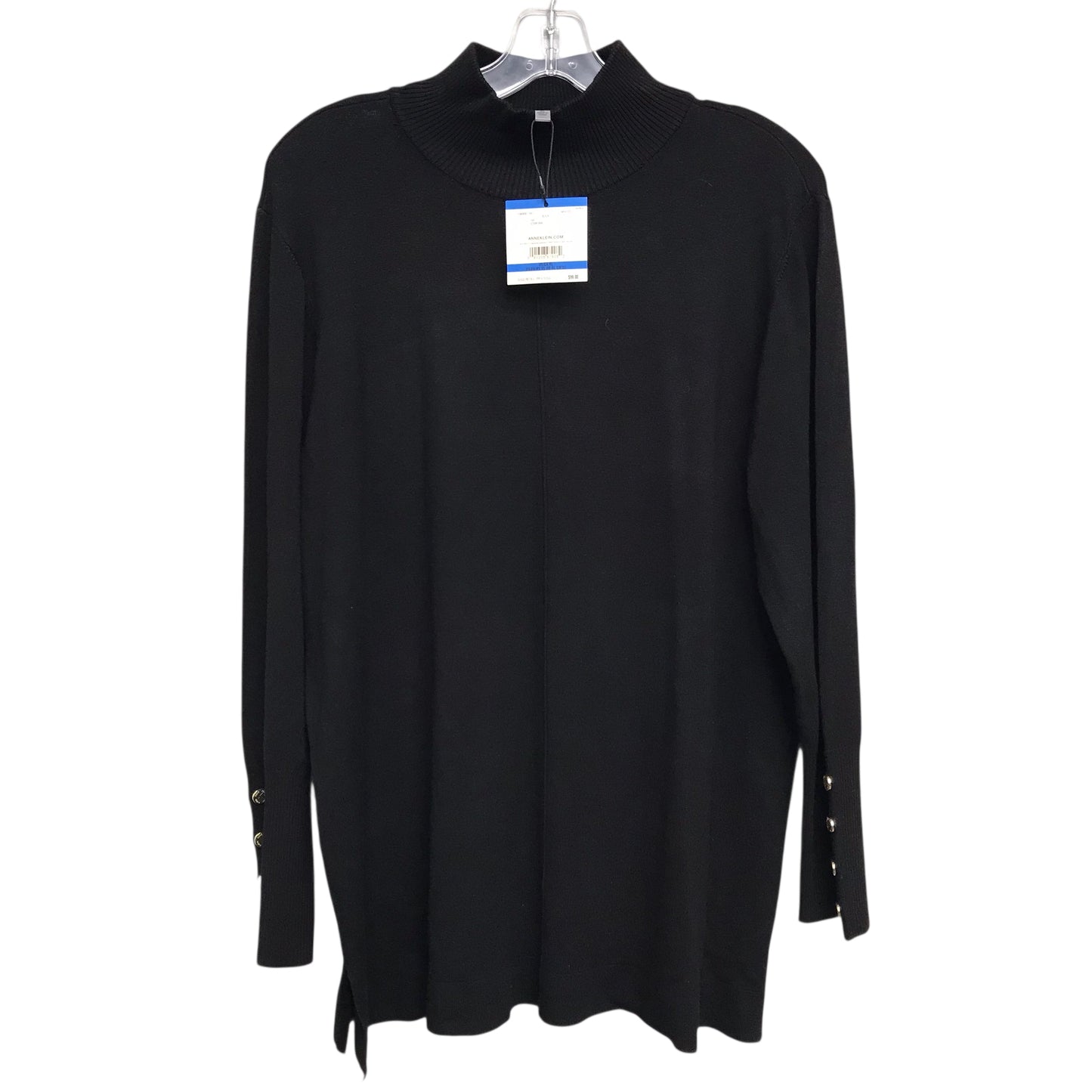 Sweater By Anne Klein In Black, Size:Xl