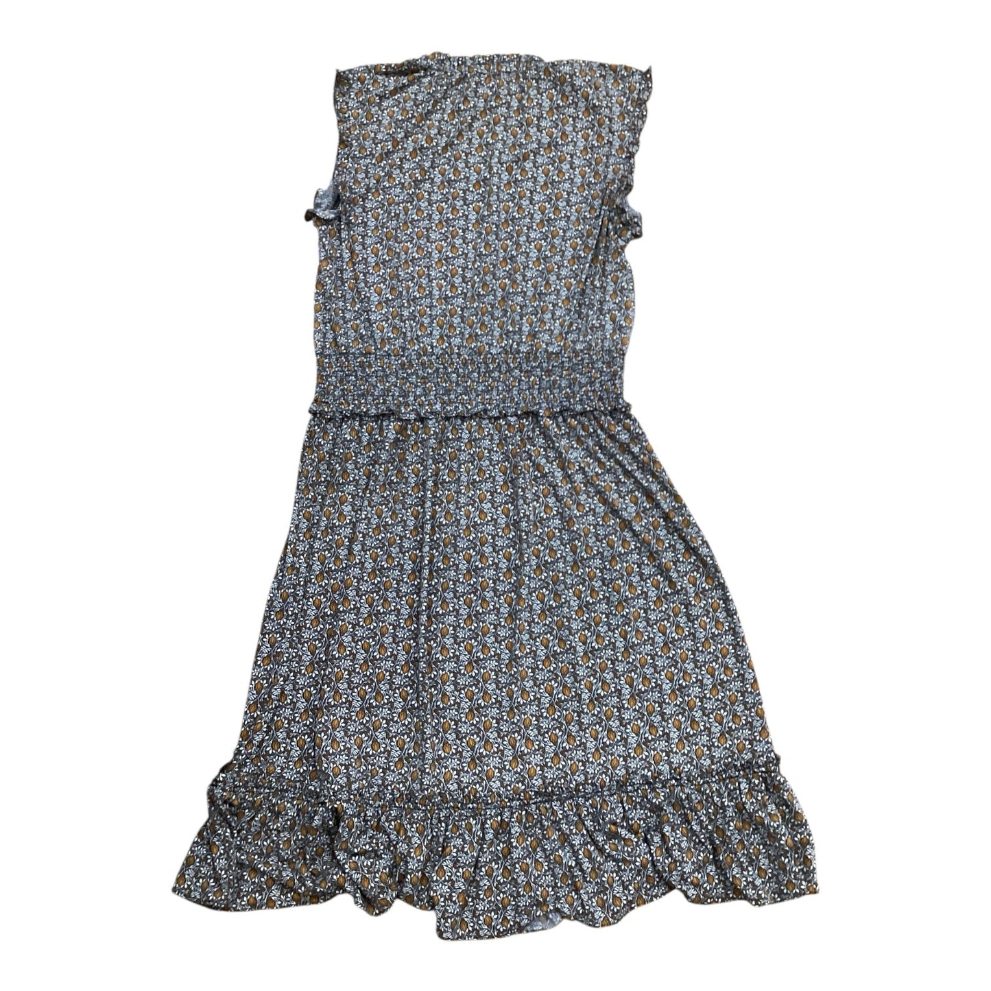 Dress Casual Midi By Michael By Michael Kors In Floral Print, Size:Xl