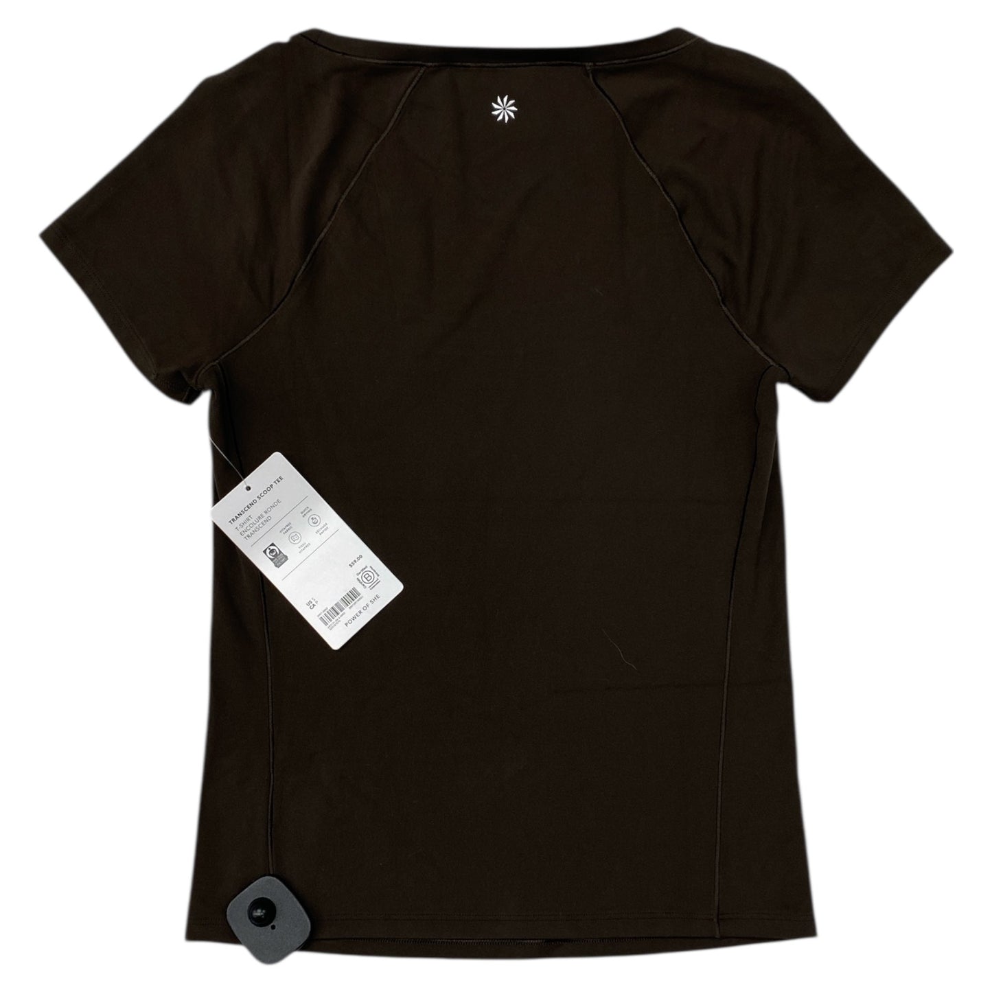Athletic Top Ss By Athleta In Brown, Size:Sp