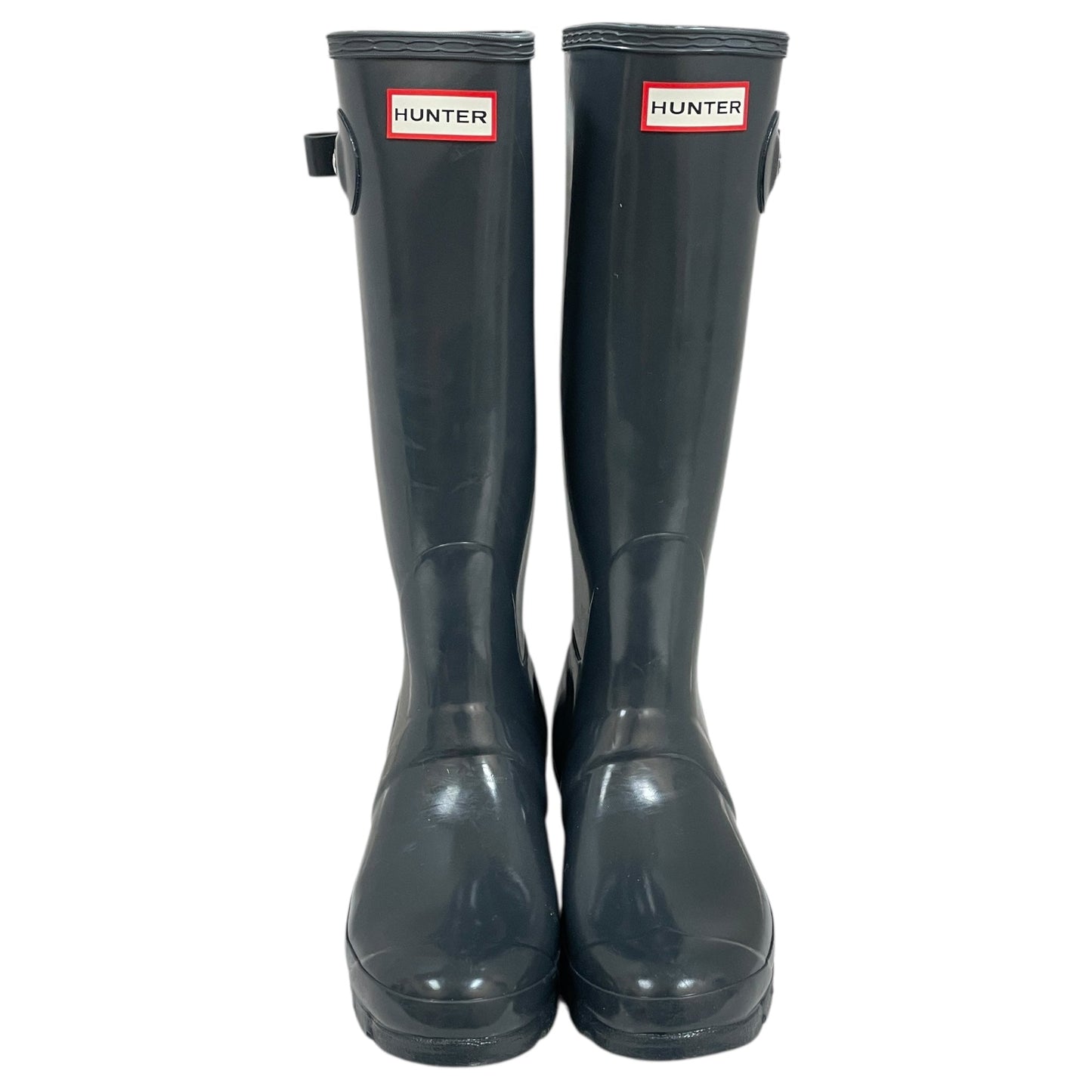Boots Rain By Hunter In Grey, Size:7