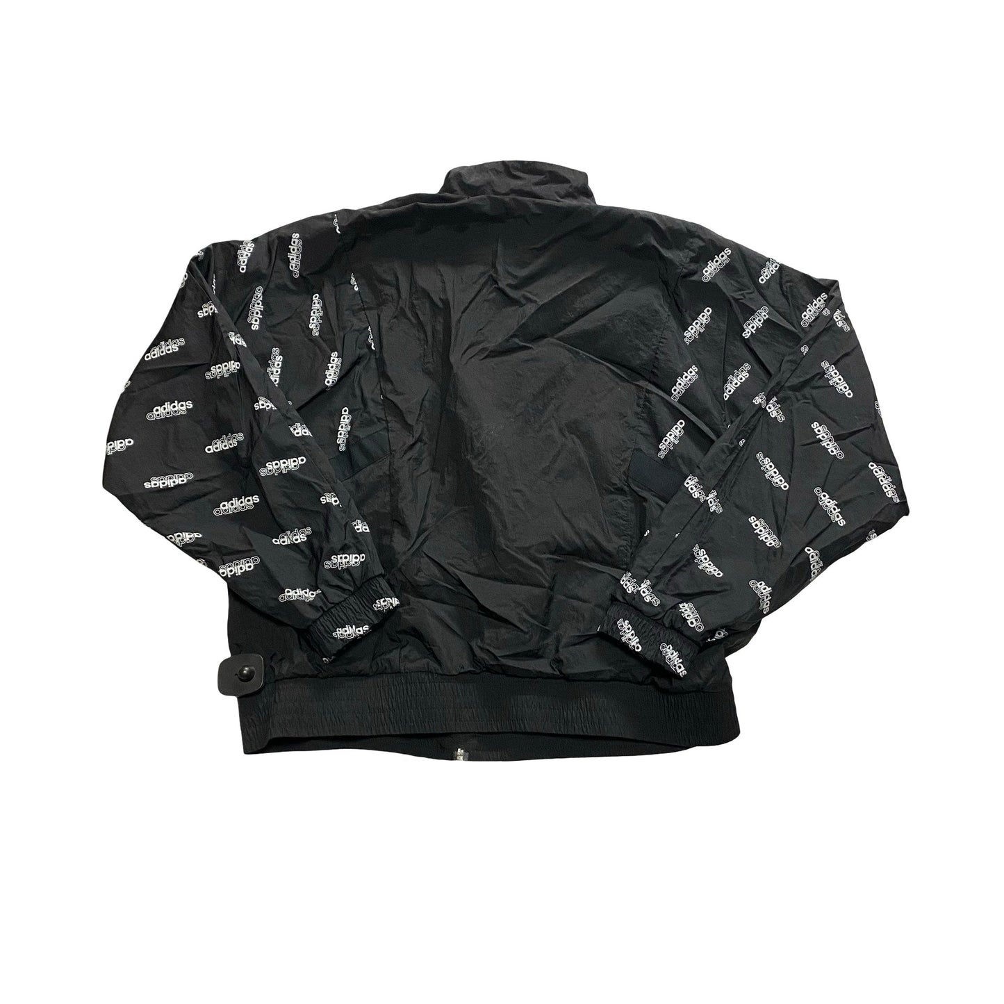 Athletic Jacket By Adidas In Black, Size:L