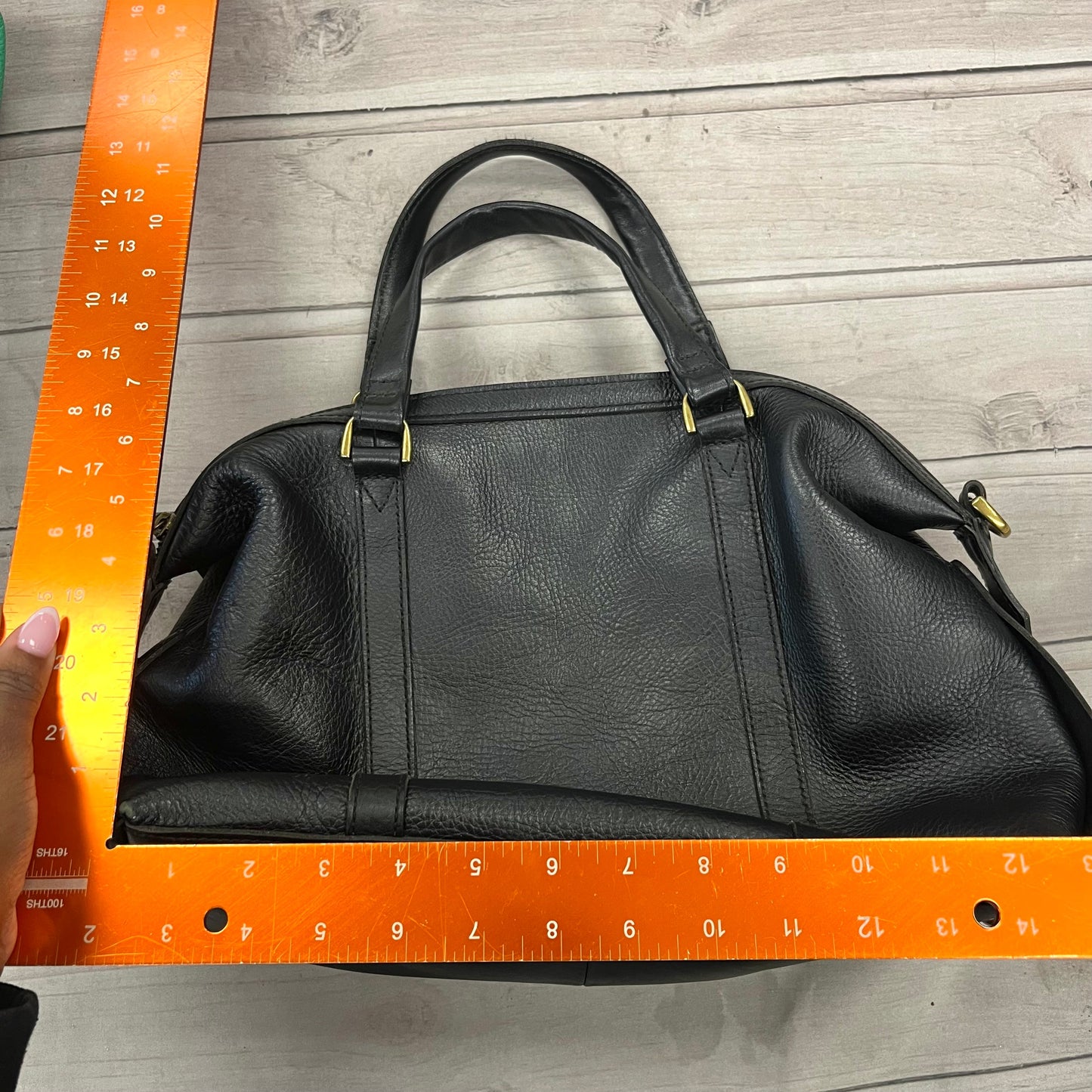Tote Leather By Madewell, Size: Large