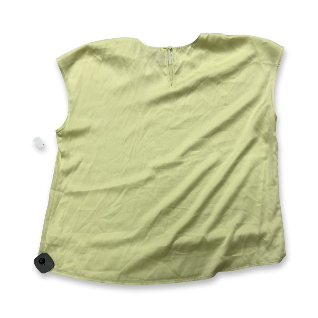 Top Sleeveless By Worthington In Yellow, Size:Xl