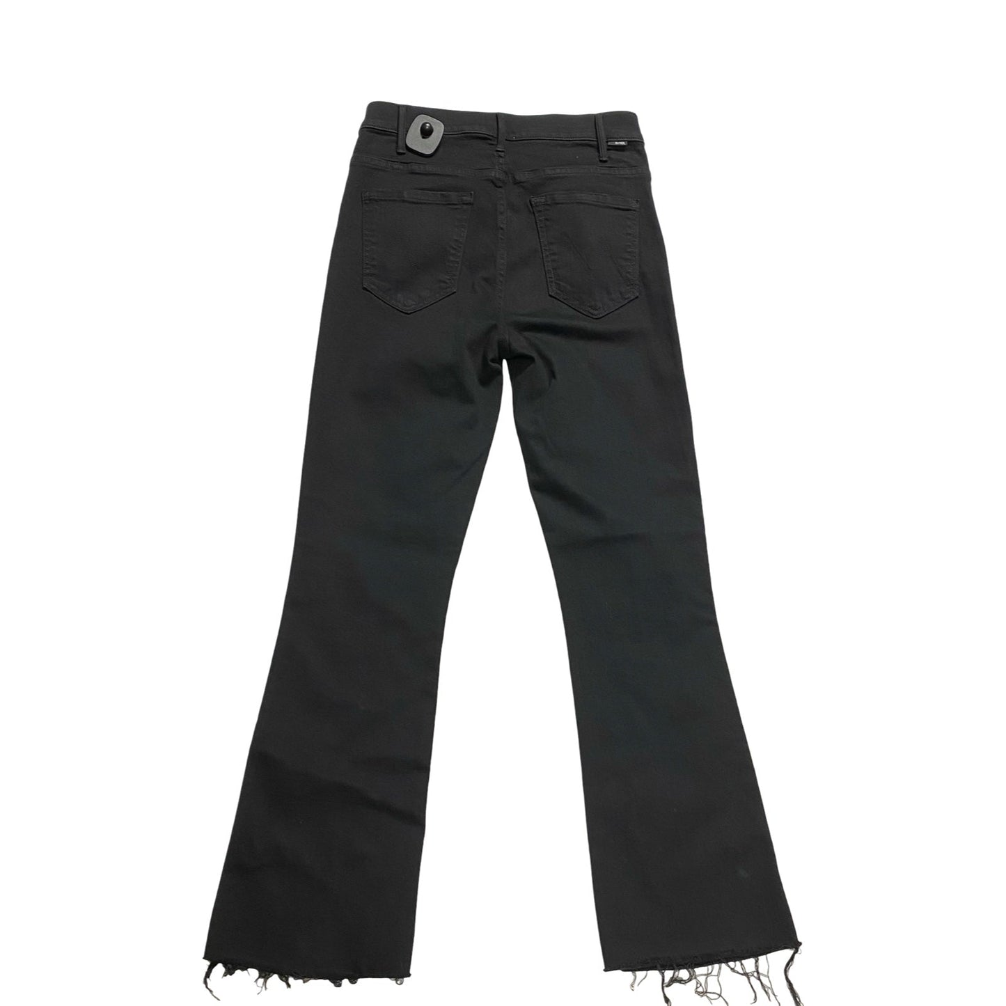 Jeans Flared By Mother In Black Denim, Size:4