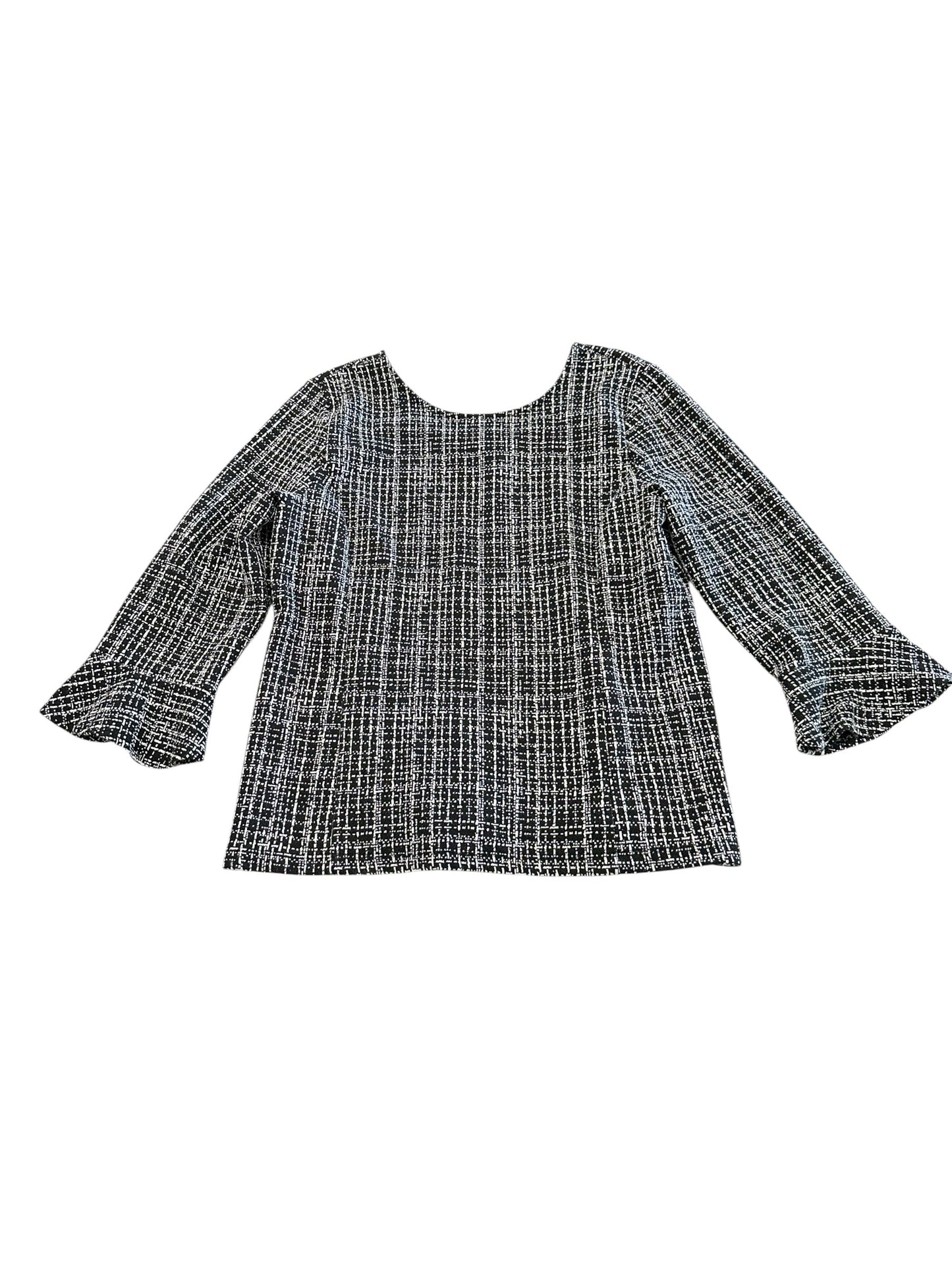 Top Ls By Talbots In Black & White, Size:L