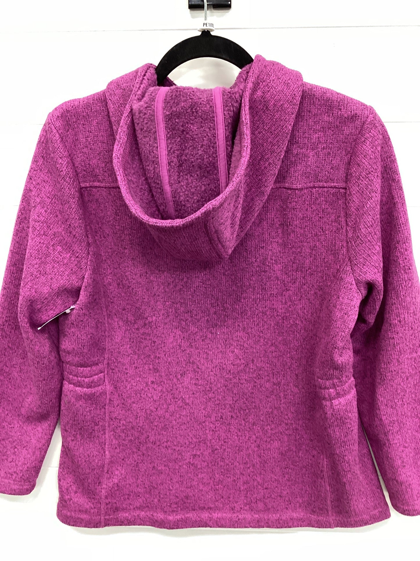 Jacket Fleece By Talbots In Purple, Size:M