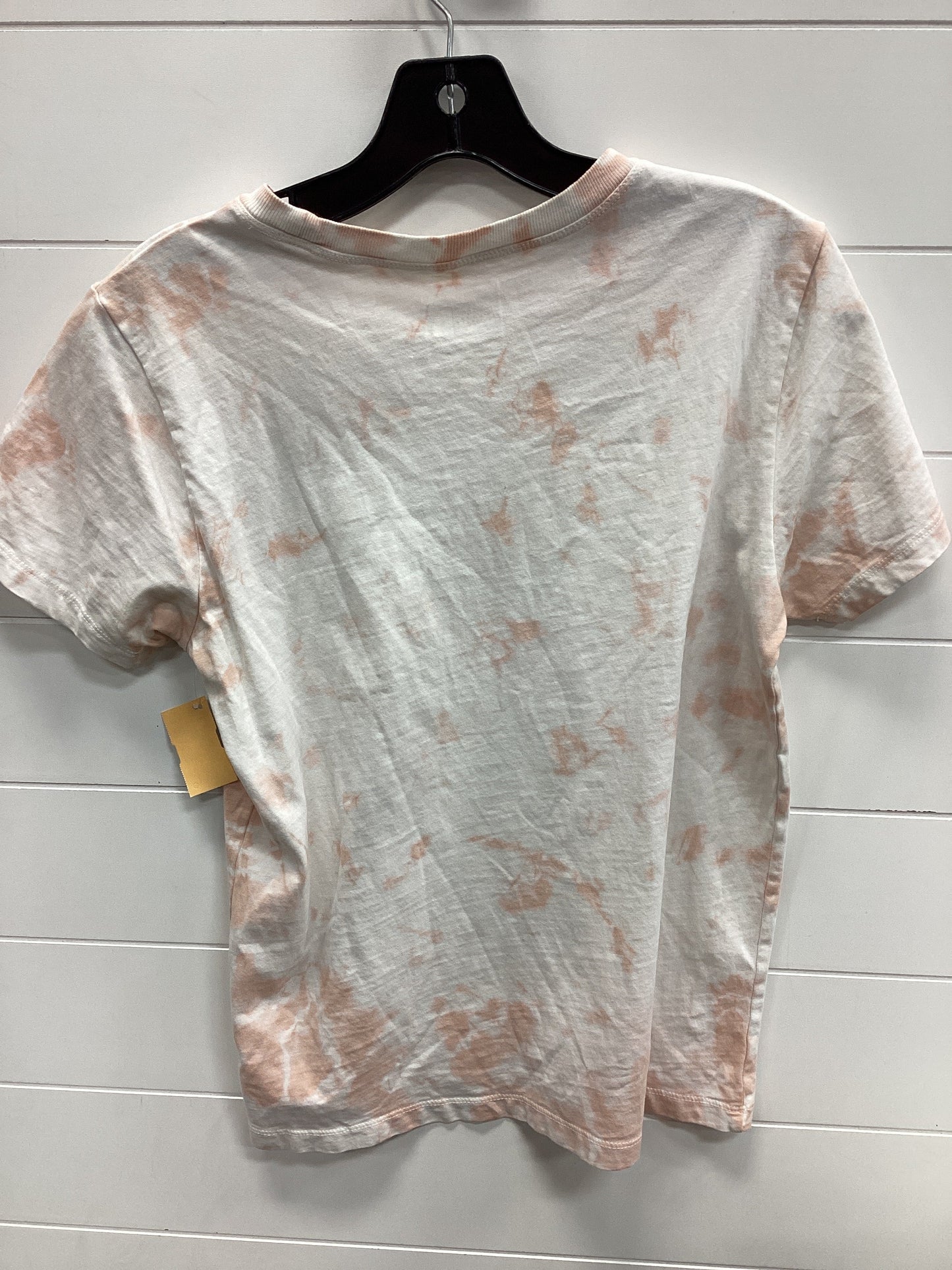 Athletic Top Ss By The North Face In Peach, Size:M