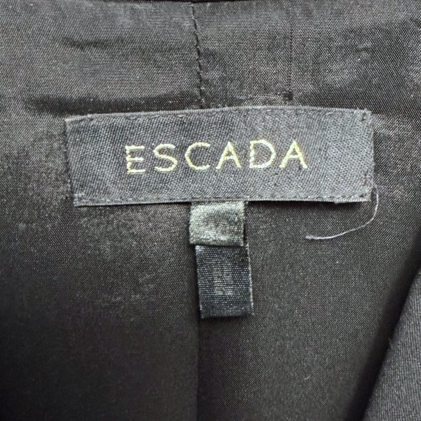 Fringe Trim Mermaid Midi Skirt Designer By Escada In Black, Size: US M/ EU 38