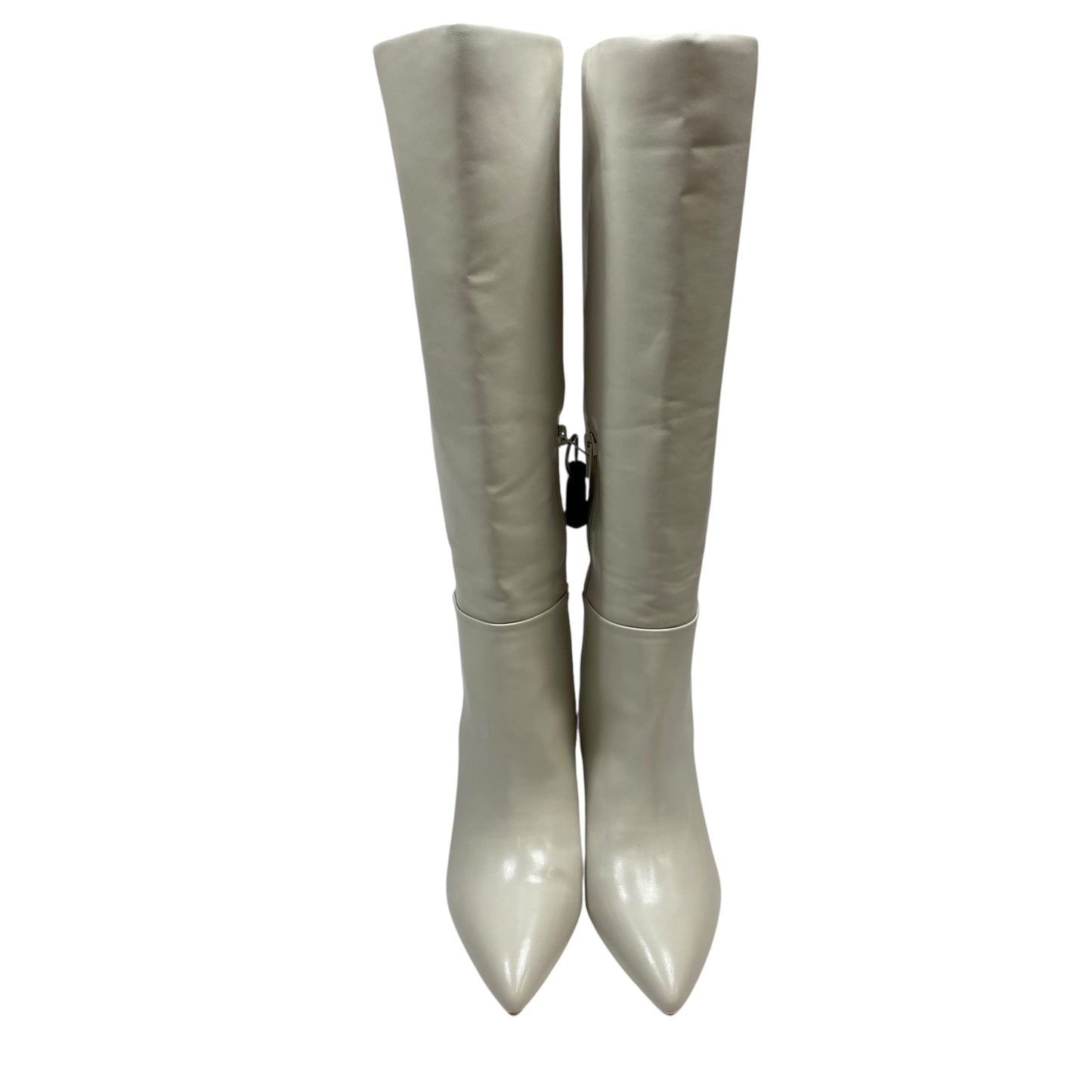 Boots Knee Heels By Madden Girl In Cream, Size:7.5