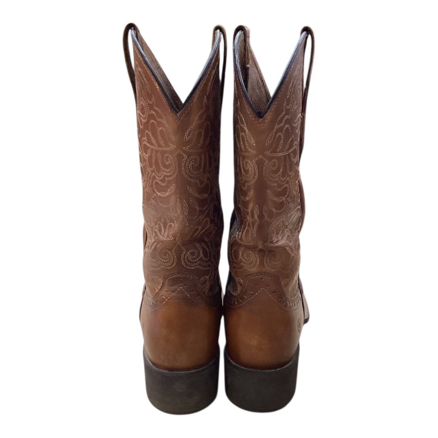 Boots Western By Ariat In Brown, Size:8