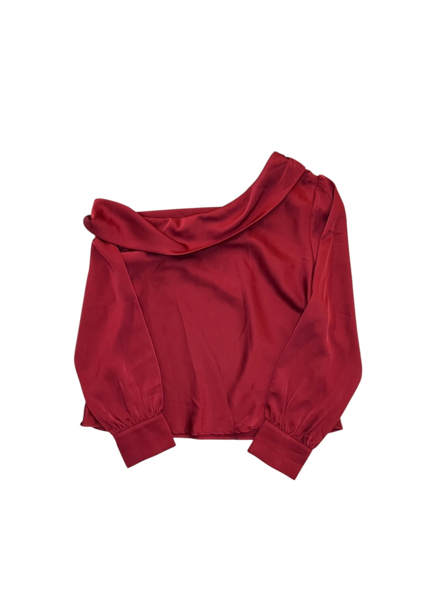 Blouse Ls By Astr The Label In Red, Size:L