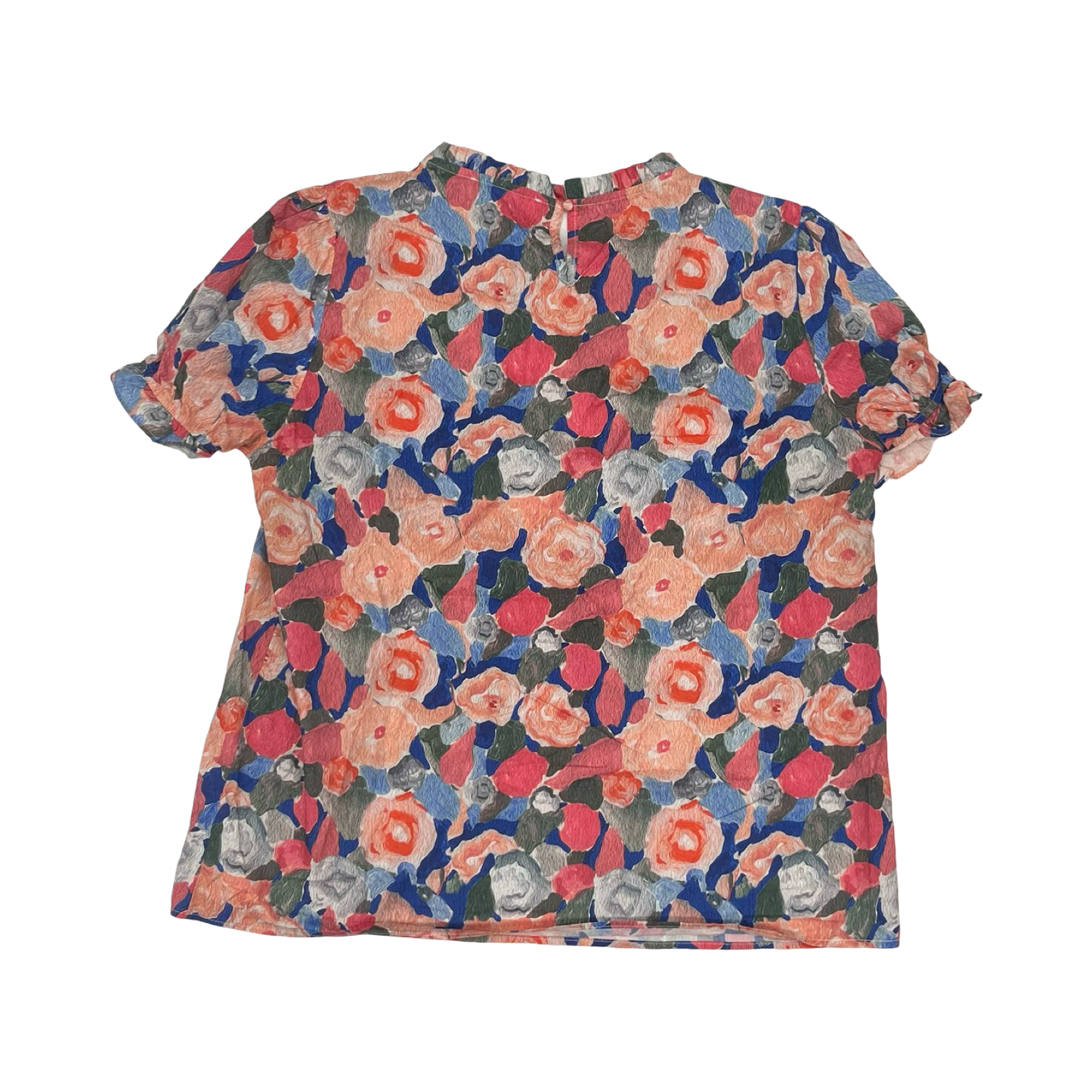 Blouse Ss By Mod In Multi, Size:Xxl