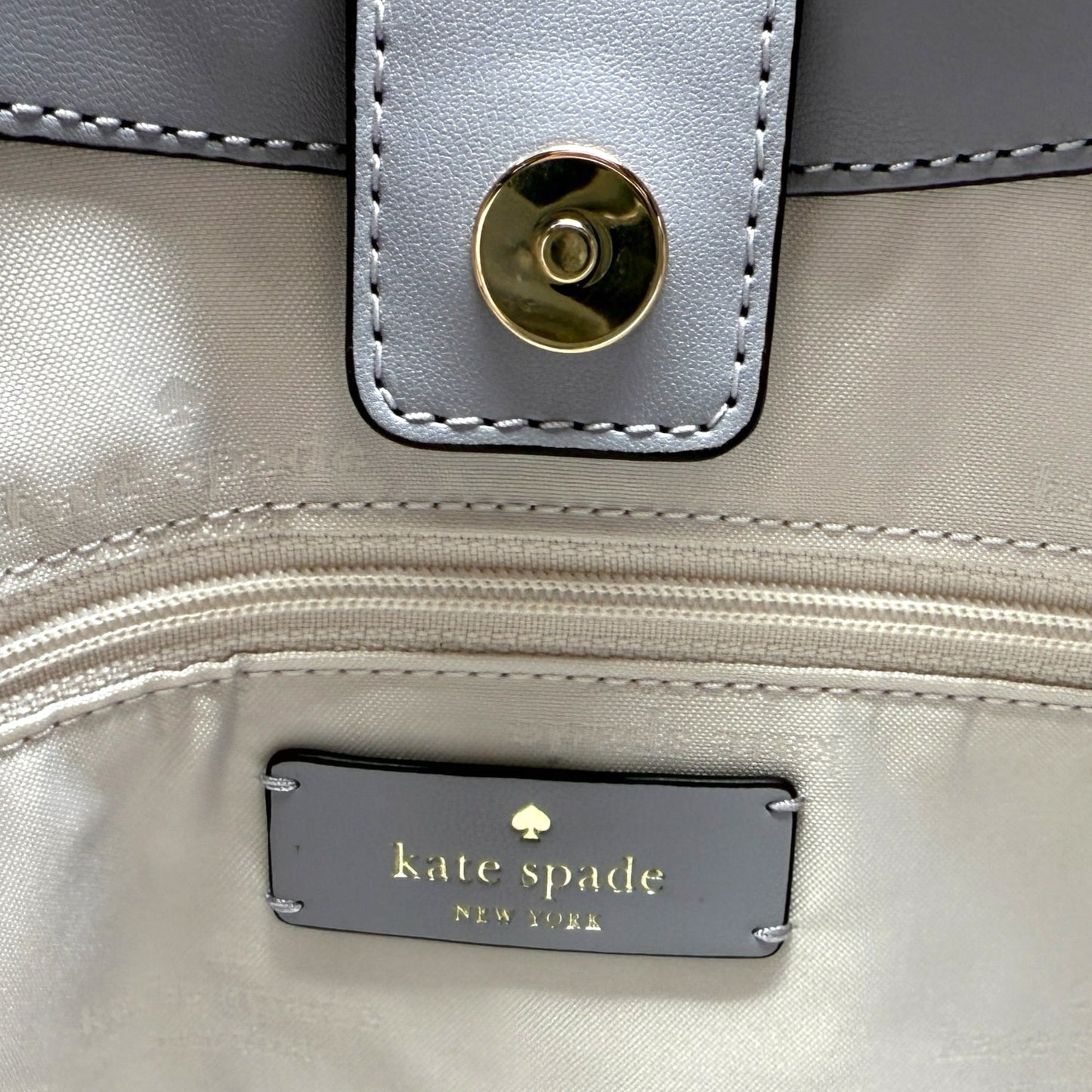 Lena Triple Compartment Bag In Colorblock Pebbled Leather Designer By Kate Spade, Size: Medium