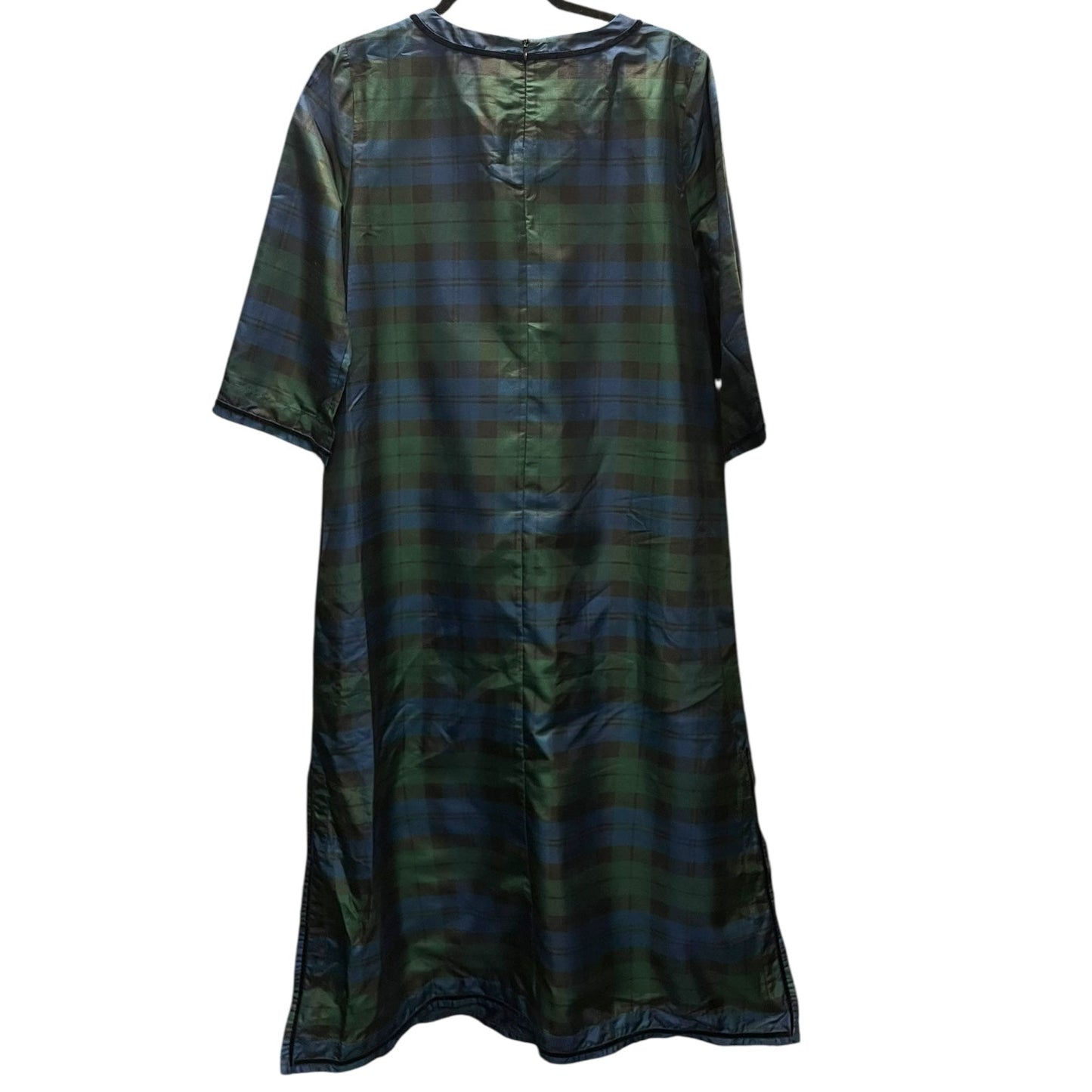 Dress Casual Midi By Tuckernuck In Plaid Pattern, Size: M