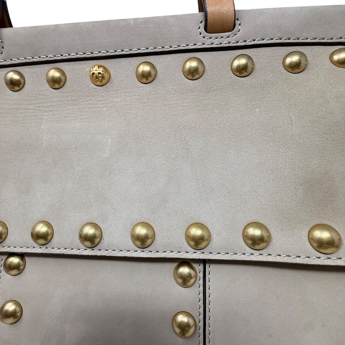 Block-T Studded Satchel
Designer By Tory Burch, Size: Medium