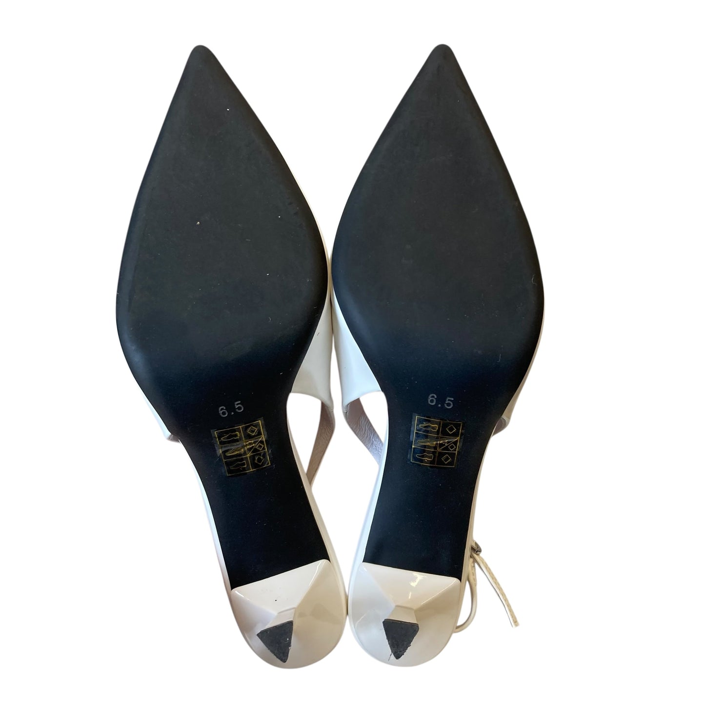 Shoes Heels Kitten By Jeffery Campbell In White, Size:6.5