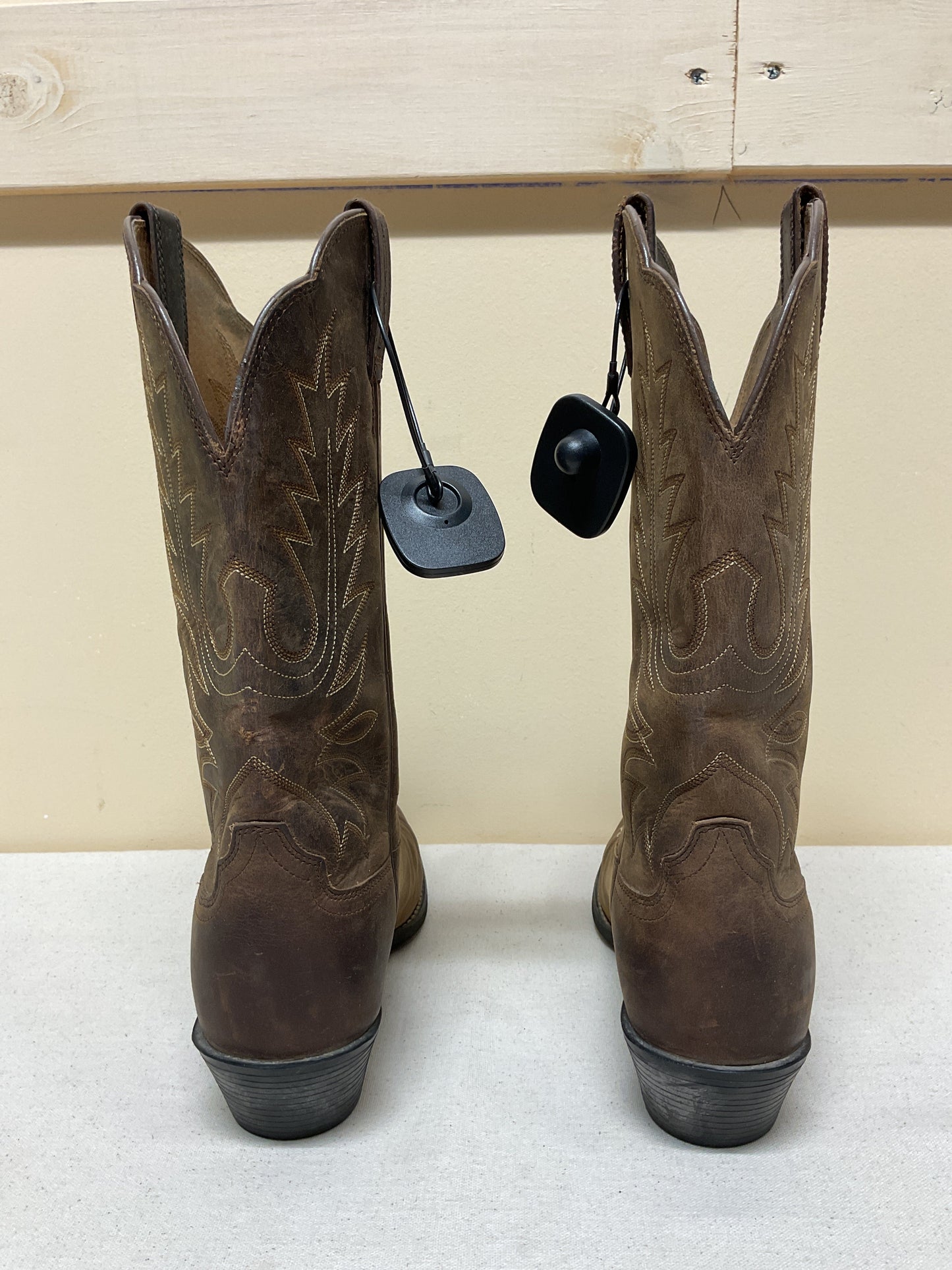 Boots Western By Ariat In Brown, Size:7.5