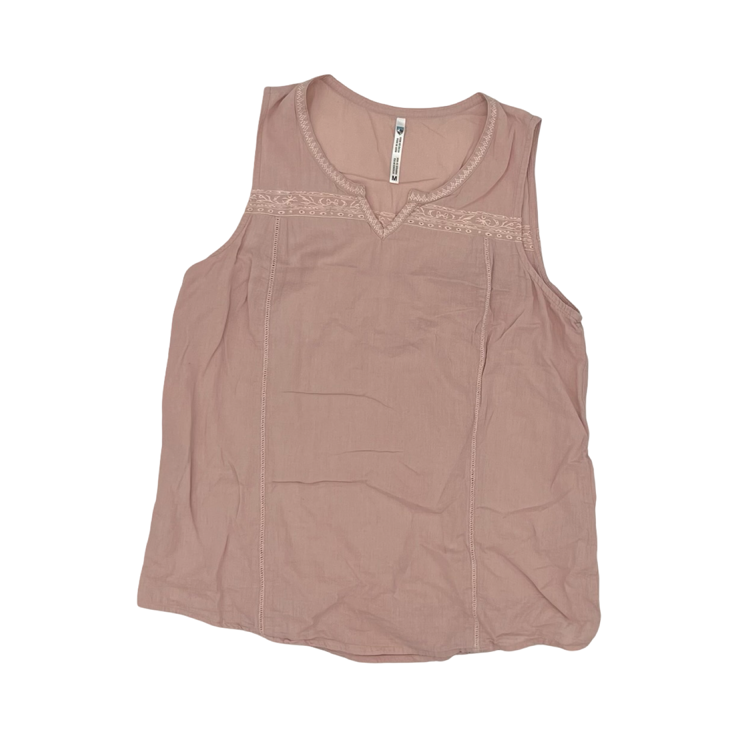 Top Sleeveless By Clothes Mentor In Pink, Size:M