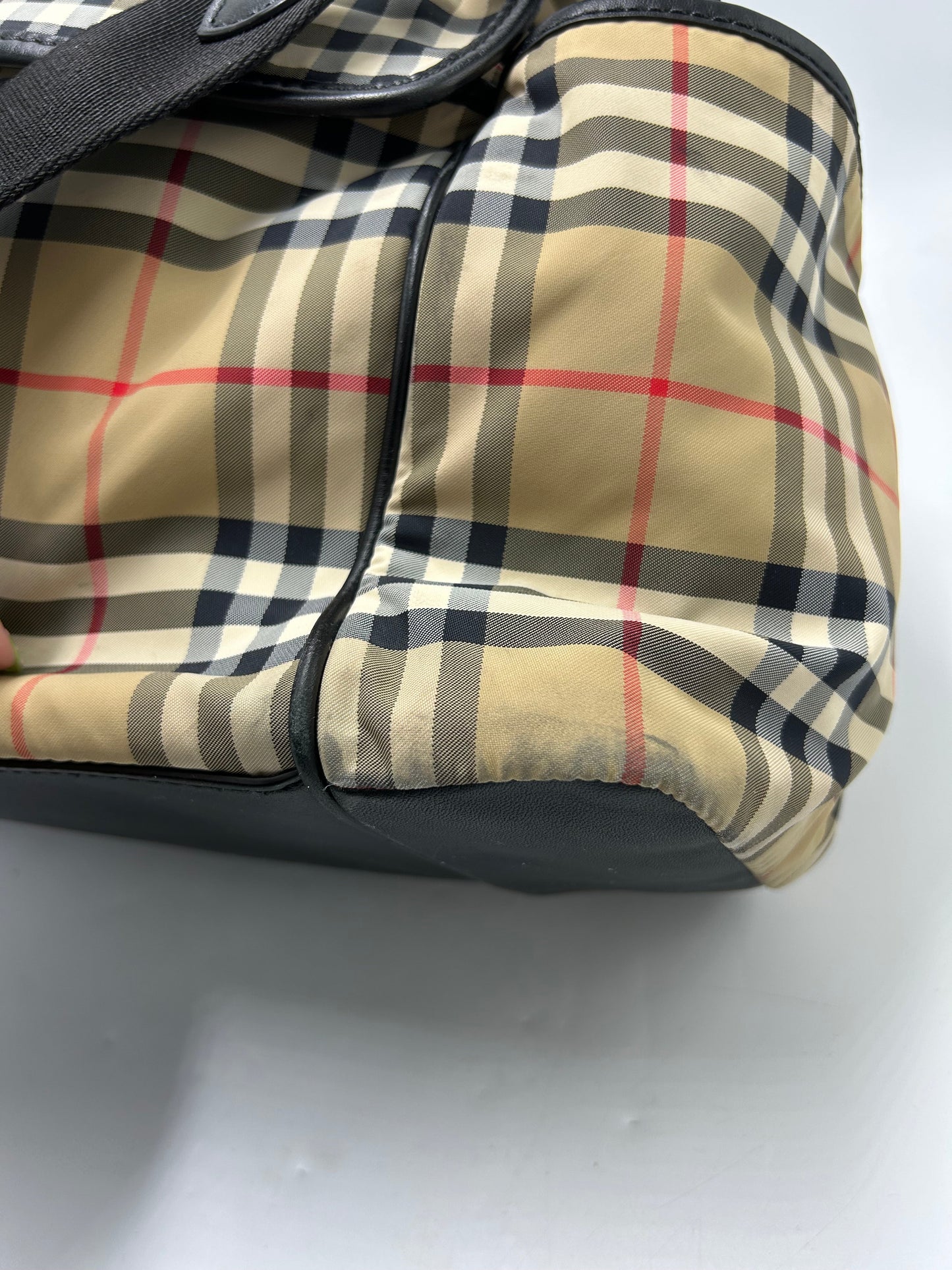Burberry Check Diaper Bag Luxury Handbag / Tote
