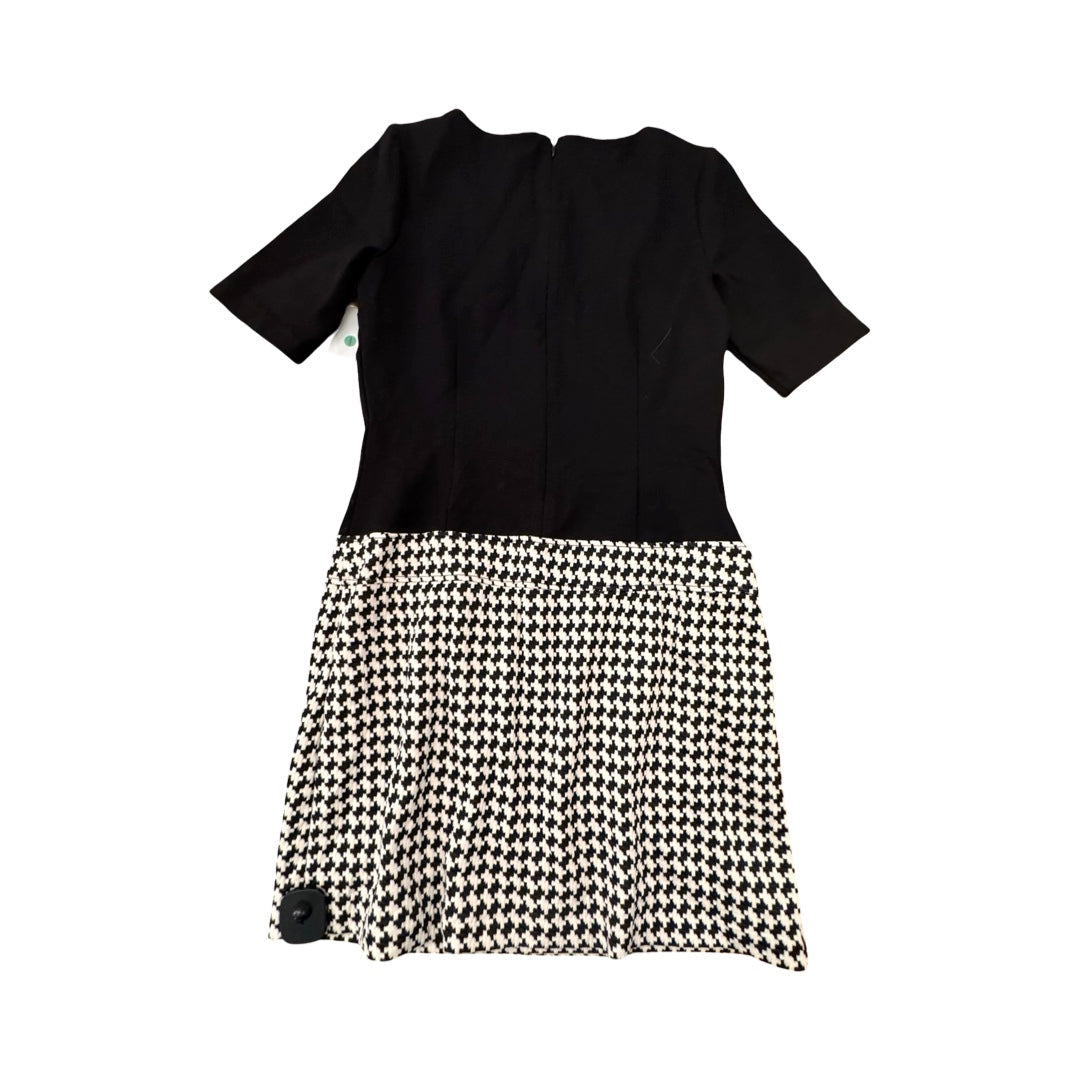 Dress Casual Midi By White House Black Market In Black & White, Size:4