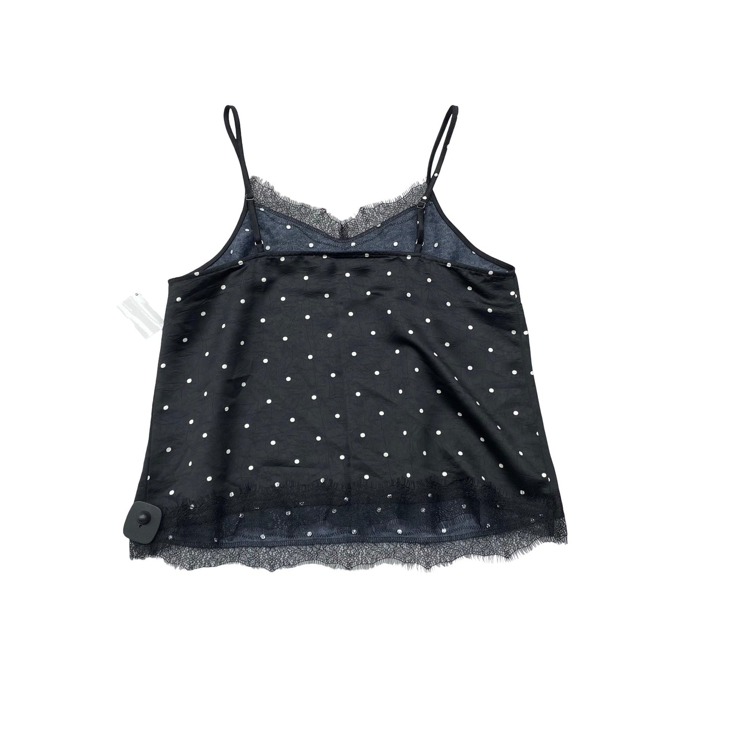 Top Sleeveless By Loft In Polkadot Pattern, Size:M