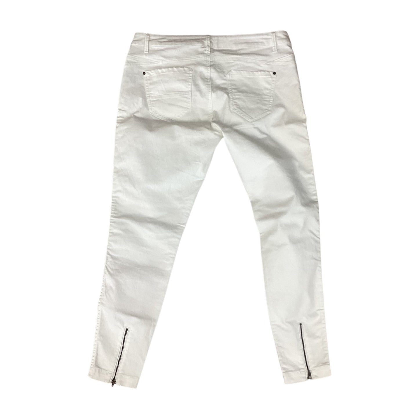 Jeans Skinny By Lole In White, Size:14