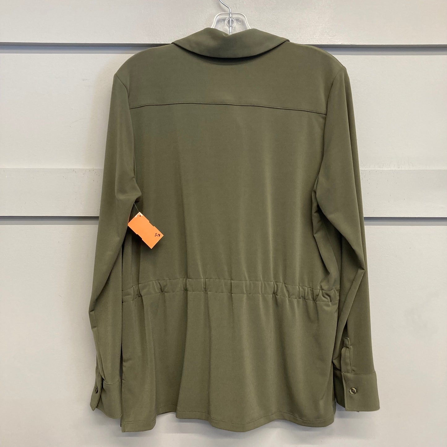Top Ls By Calvin Klein In Green, Size:S