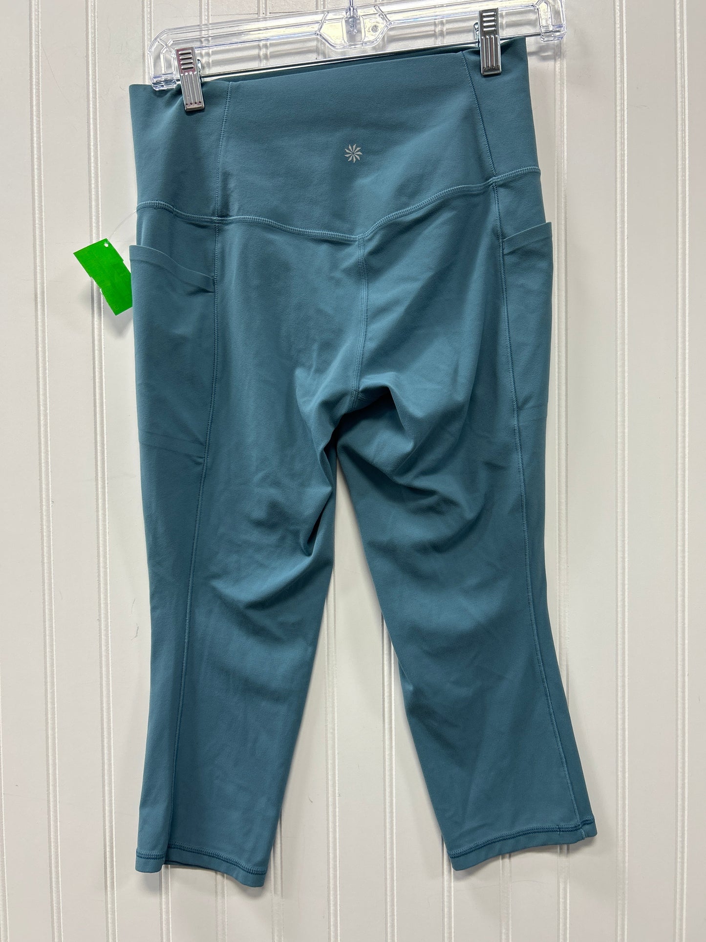 Athletic Leggings Capris By Athleta In Blue, Size:M