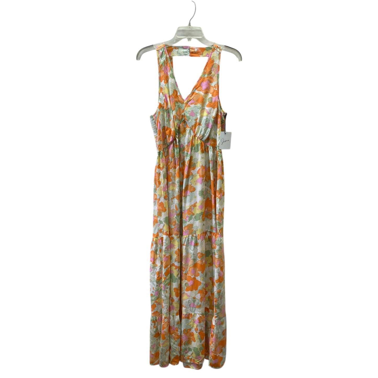 Dress Casual Maxi By Japna In Orange & Pink, Size:L