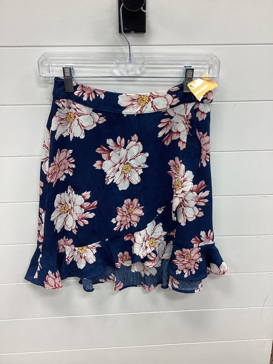 Skirt Mini & Short By Soprano In Floral Print, Size:S