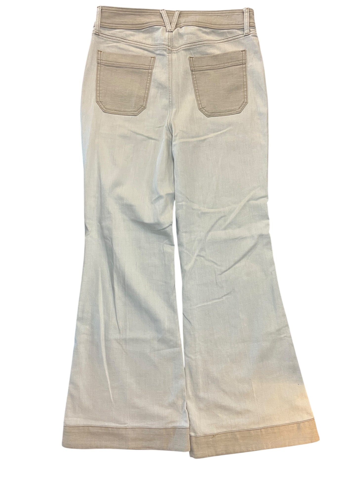 Jeans Flared By Chicos In Tan, Size:10