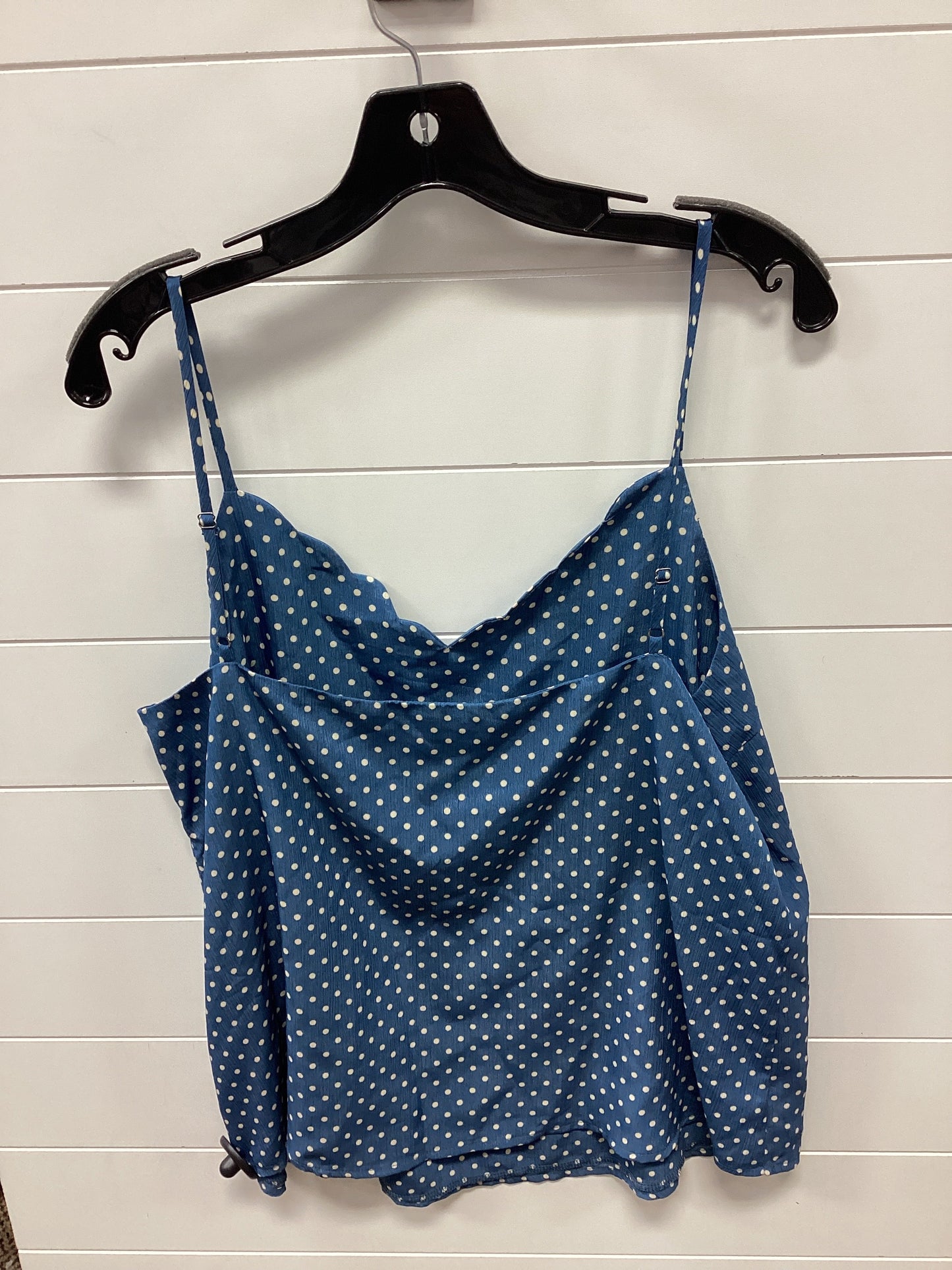 Top Sleeveless By Papermoon In Blue, Size:Xl