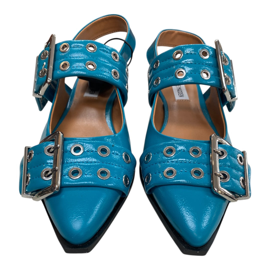 Shoes Flats By Steve Madden In Teal, Size:7.5