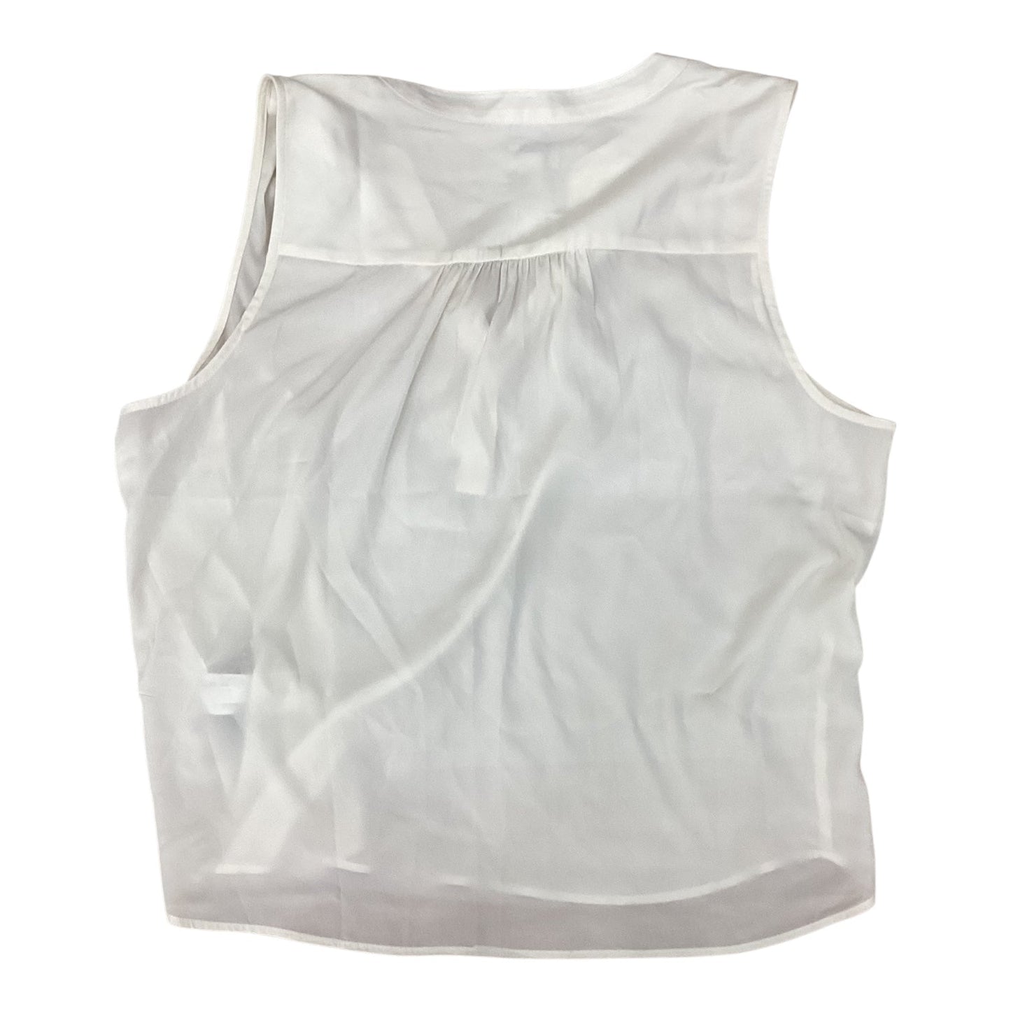 Top Sleeveless By J. Crew In Cream, Size:Xl