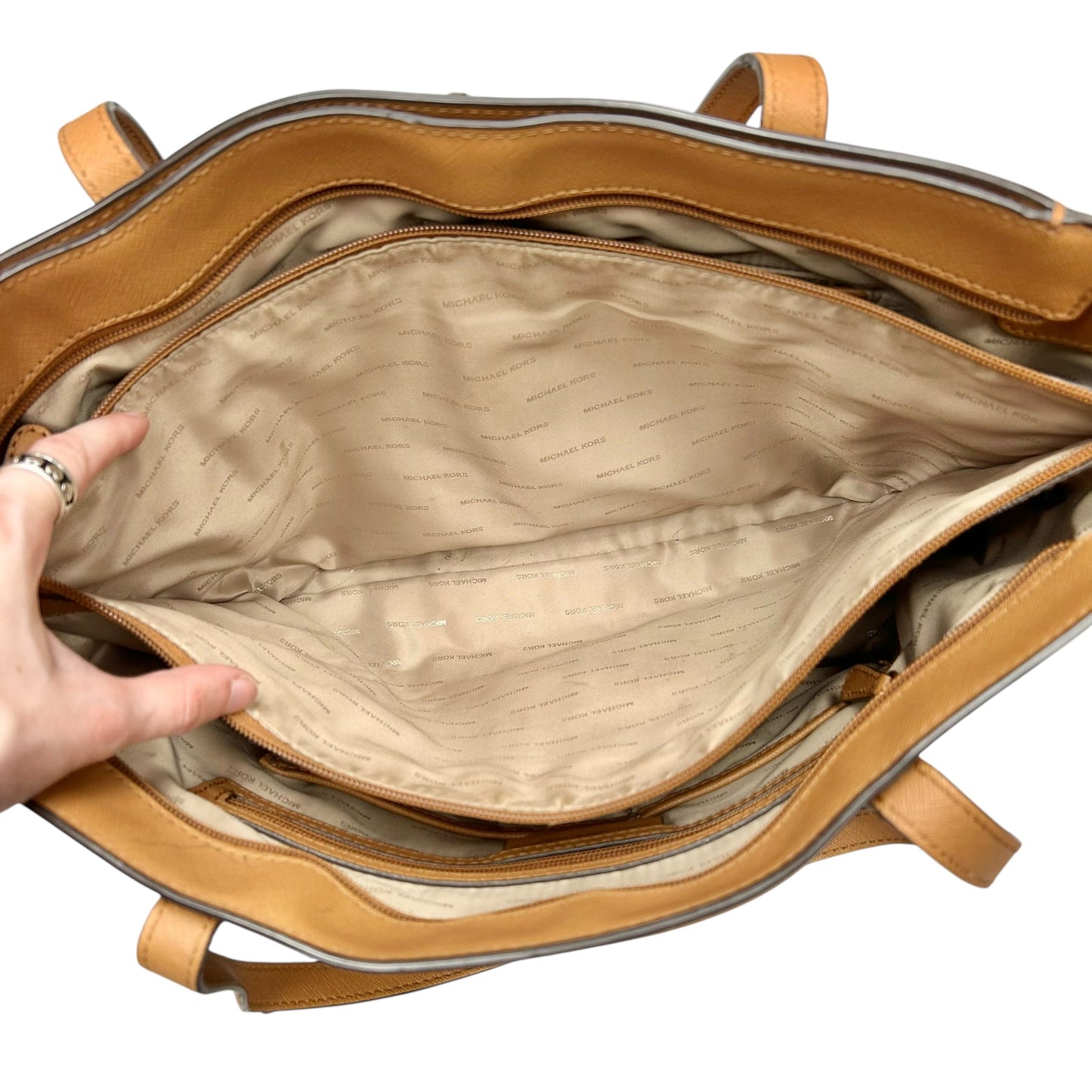 Handbag Designer By Michael Kors, Size: Large